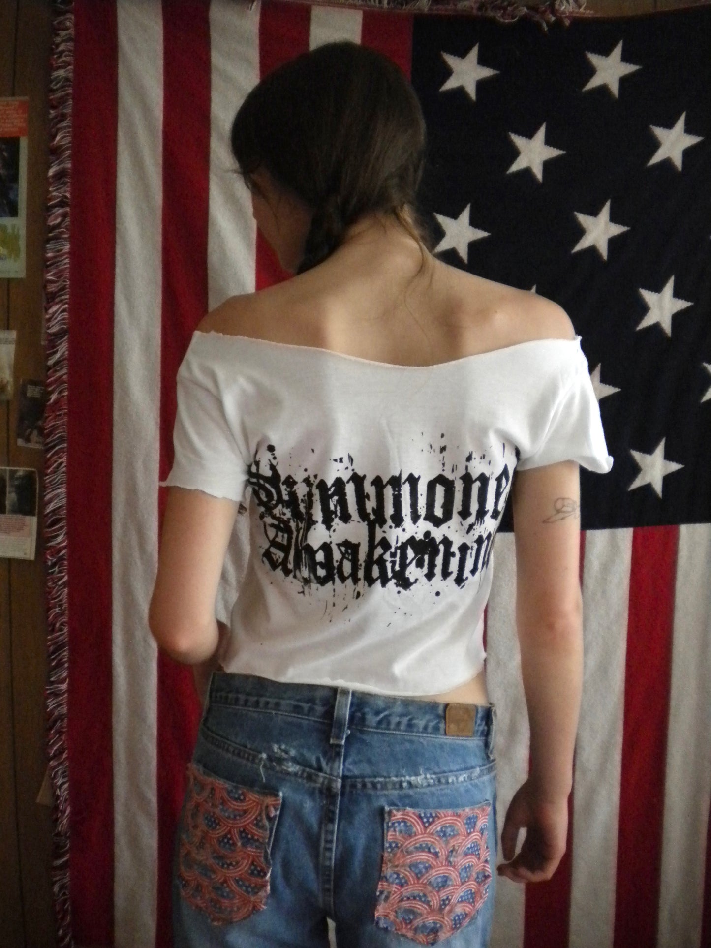 Summoned Awakening Off Shoulder Crop Top