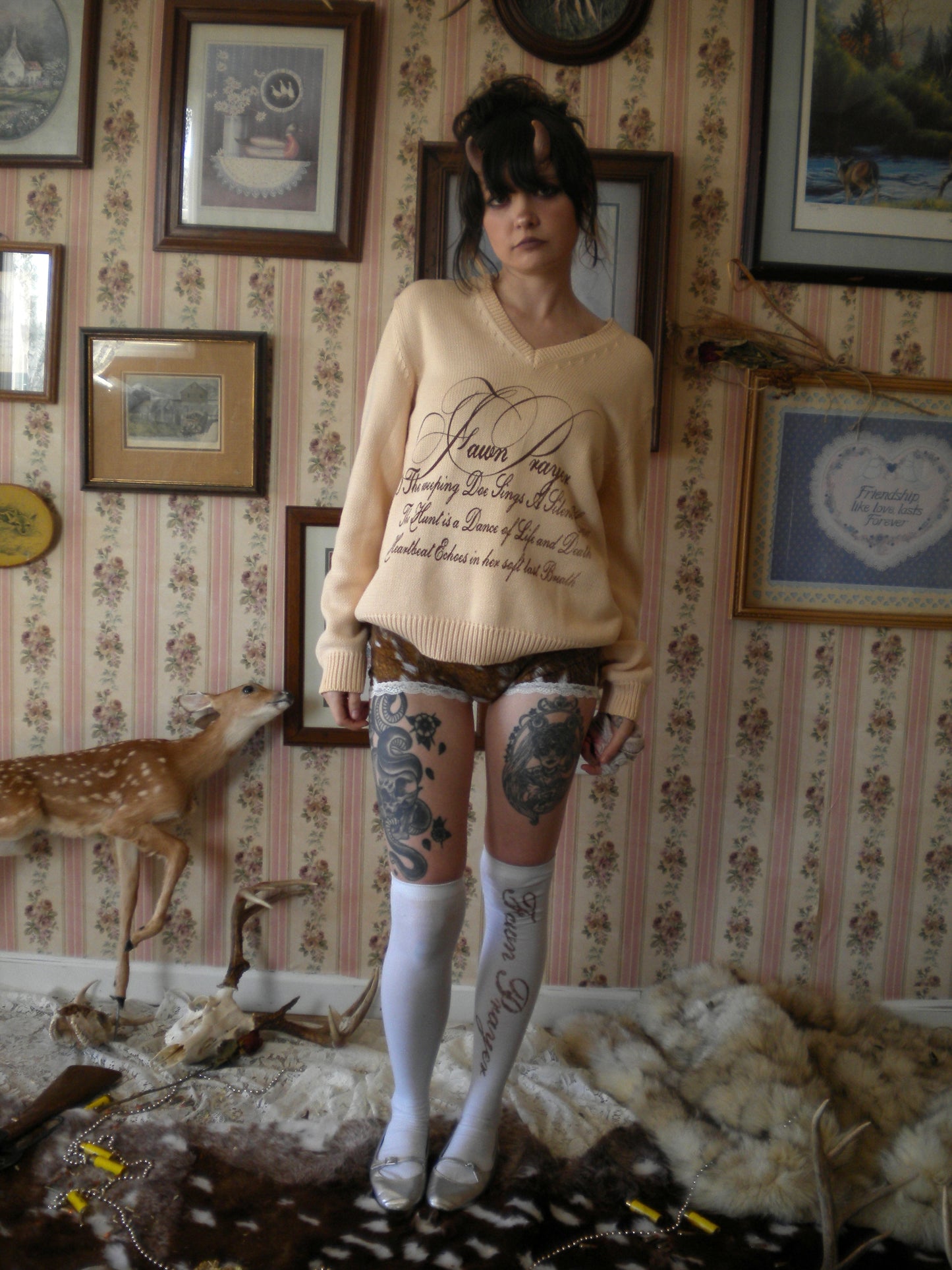 1/1 Fawn Prayer Sweater Tan