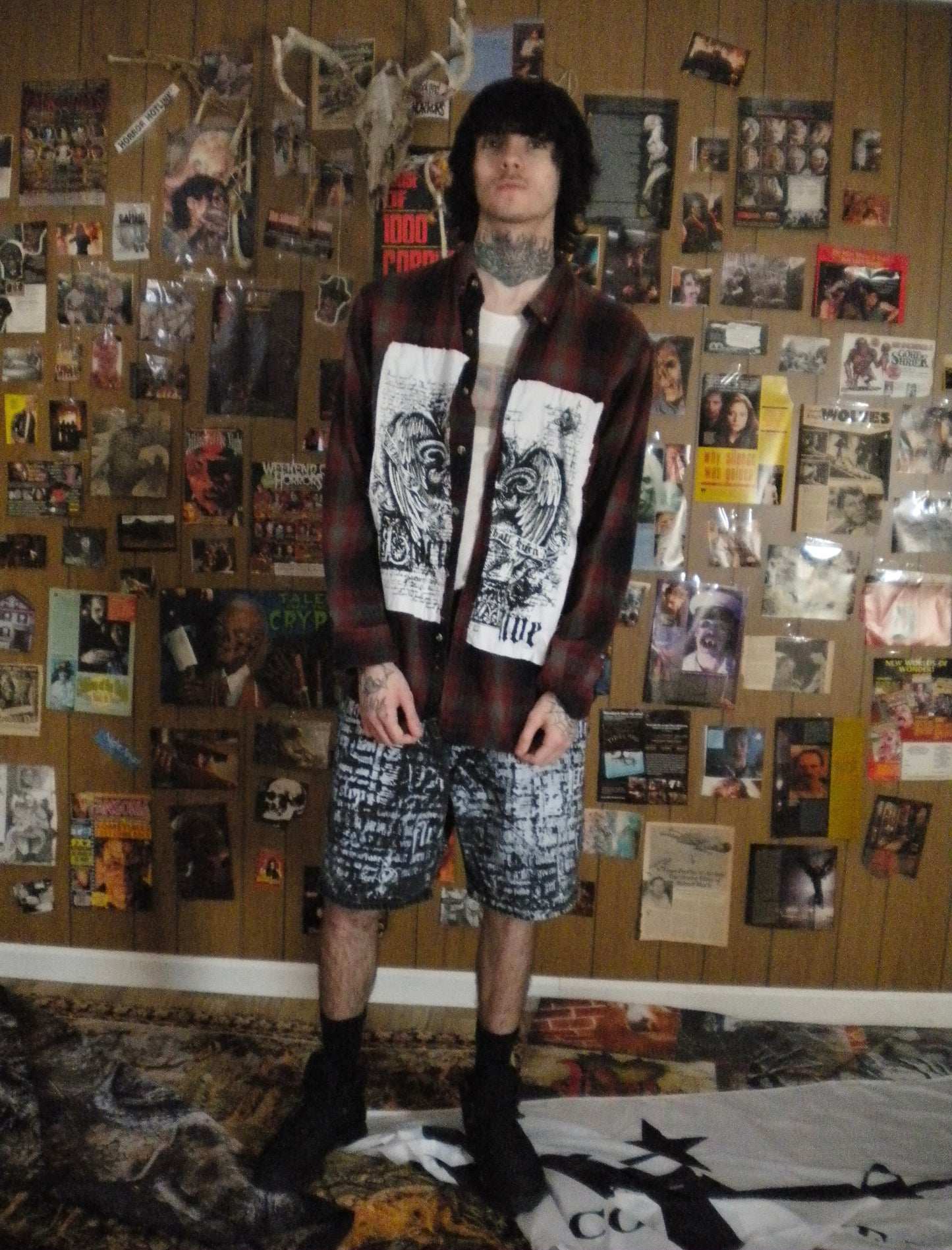 1/1 Born Alive Red Grey Flannel