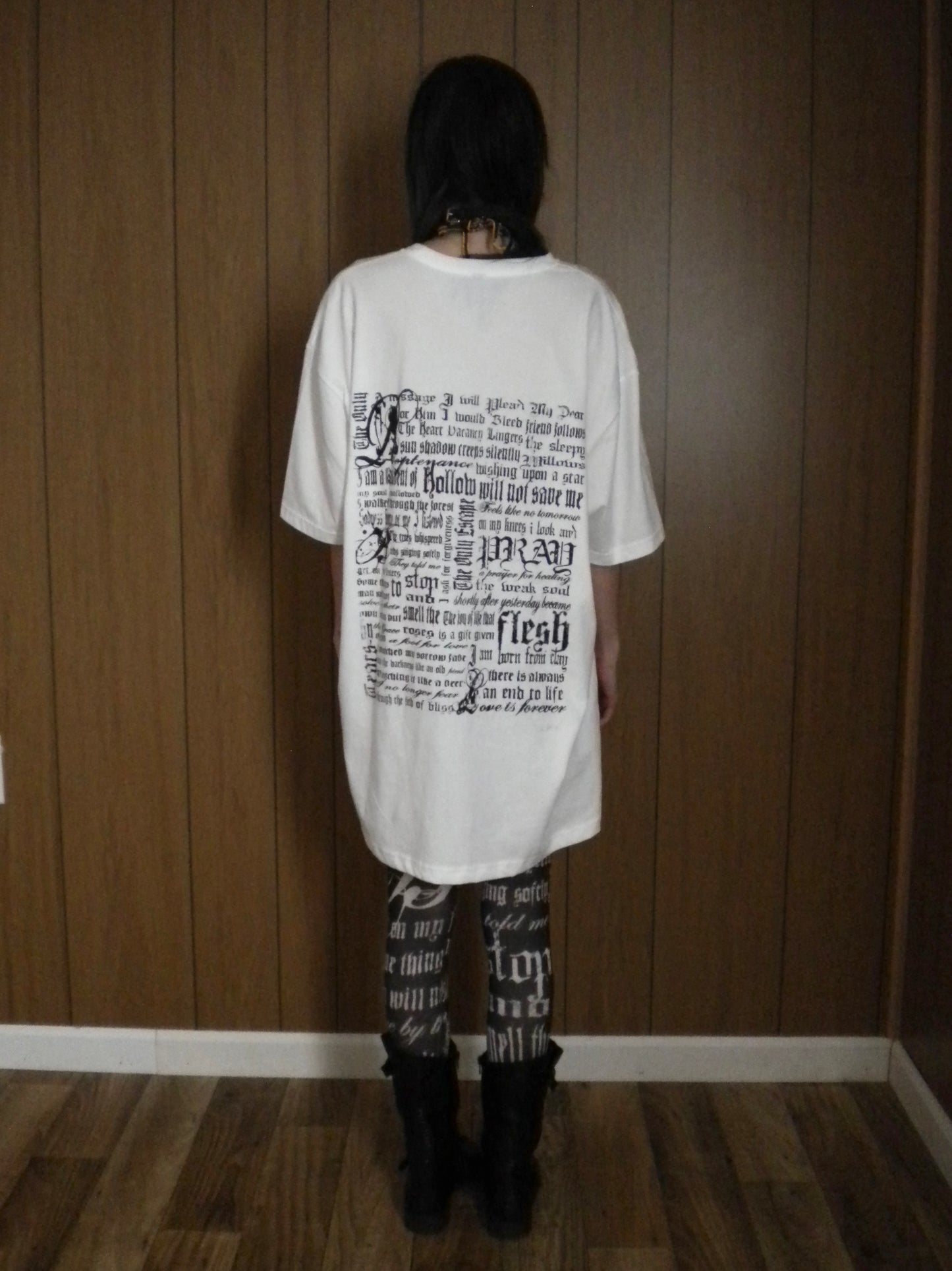 Pray Flesh Tears White Tee