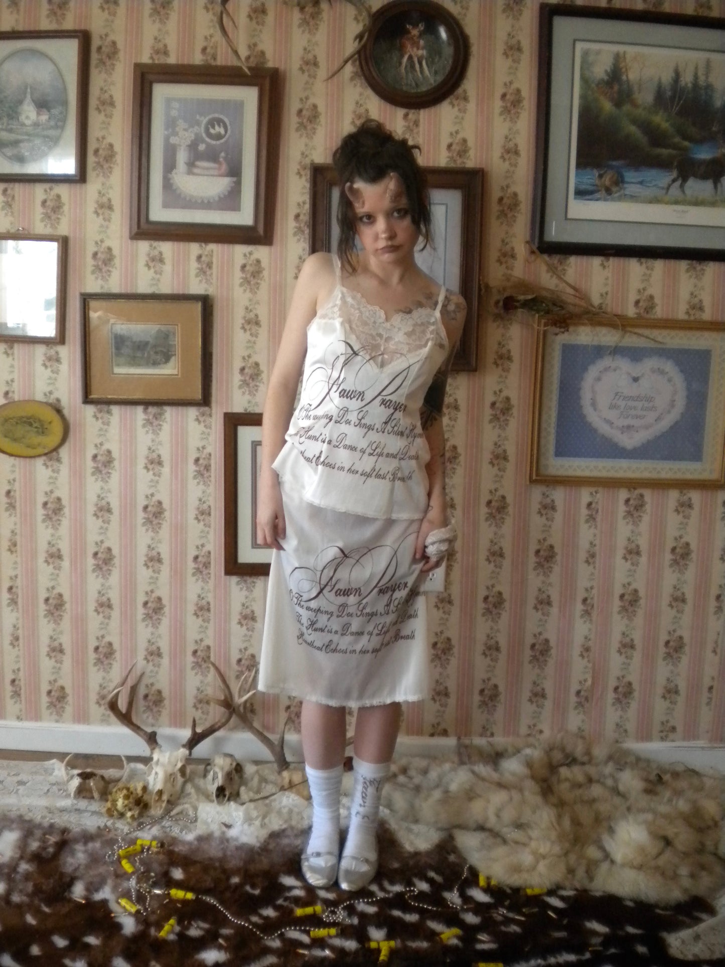 1/1 Fawn Prayer Slip Skirt Small