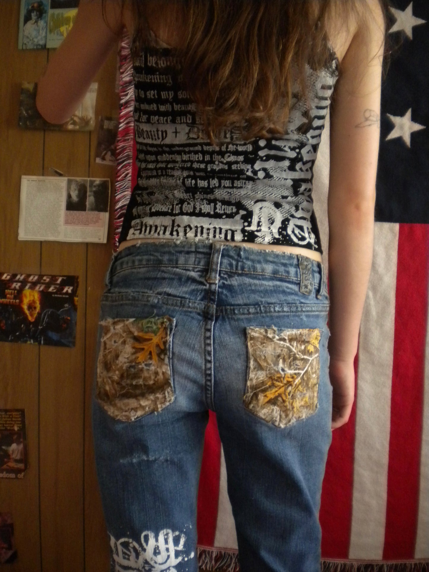 1/1 Summoned Awakening Distressed Jeans Size 30