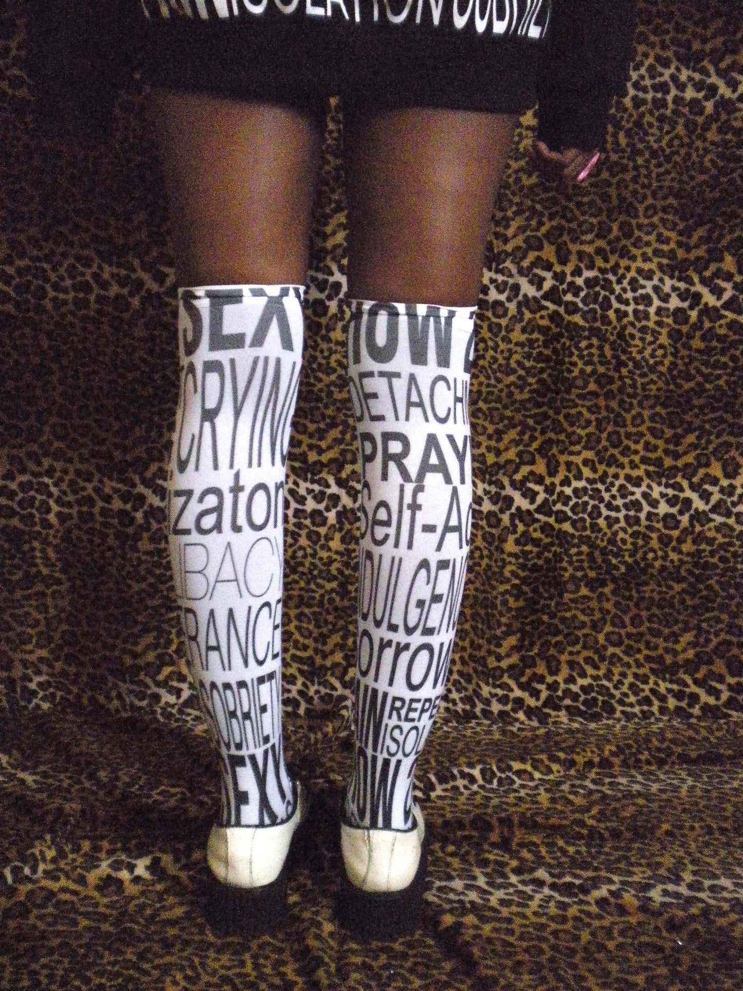 How 2 B Sexy White Thigh High Socks