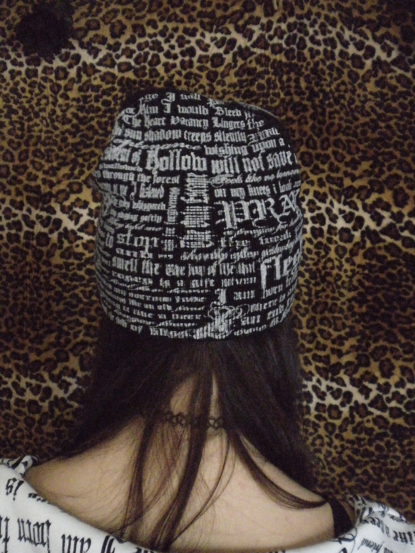 Pray Flesh Tears Black Beanie