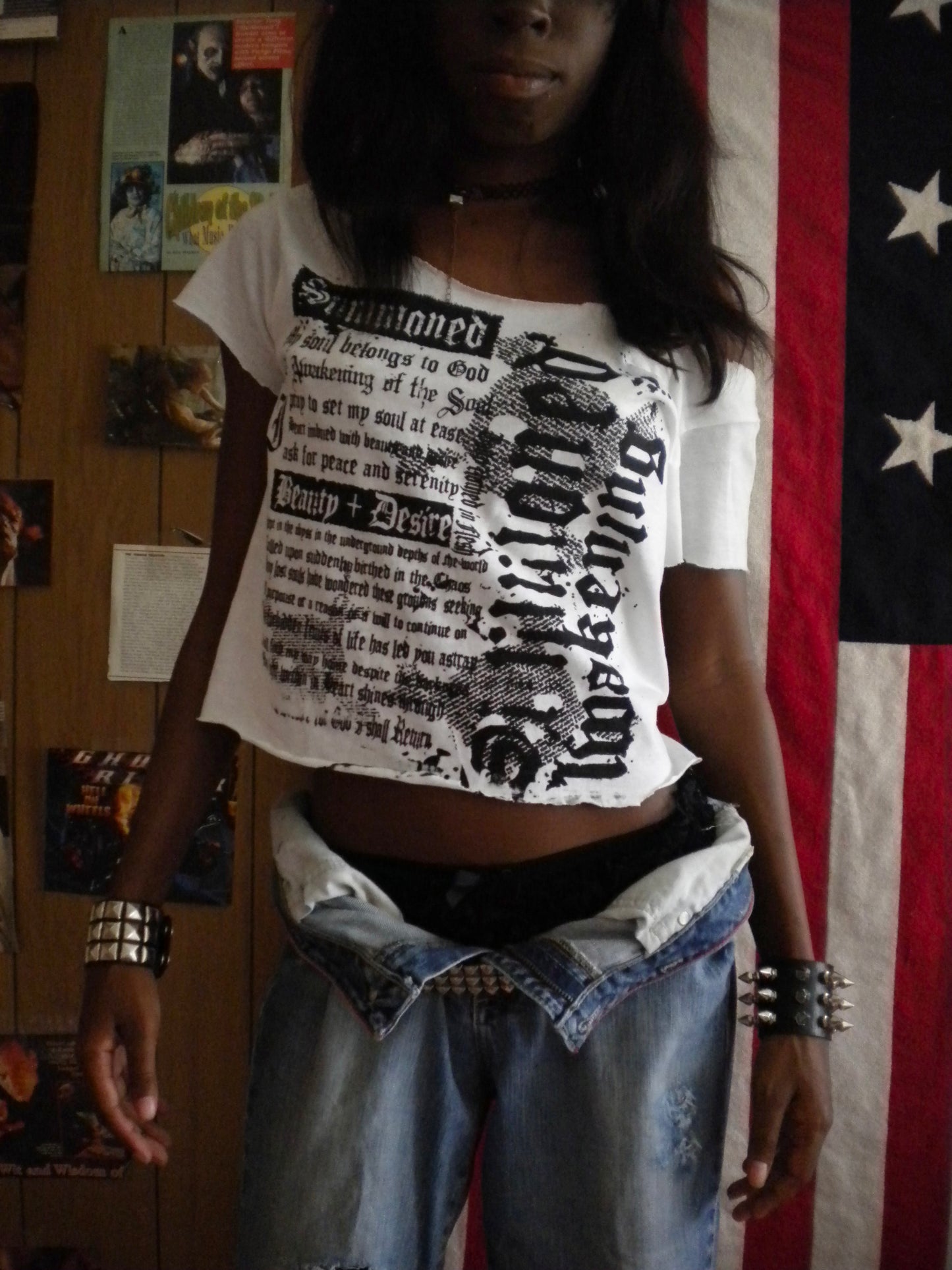 Summoned Awakening Off Shoulder Crop Top