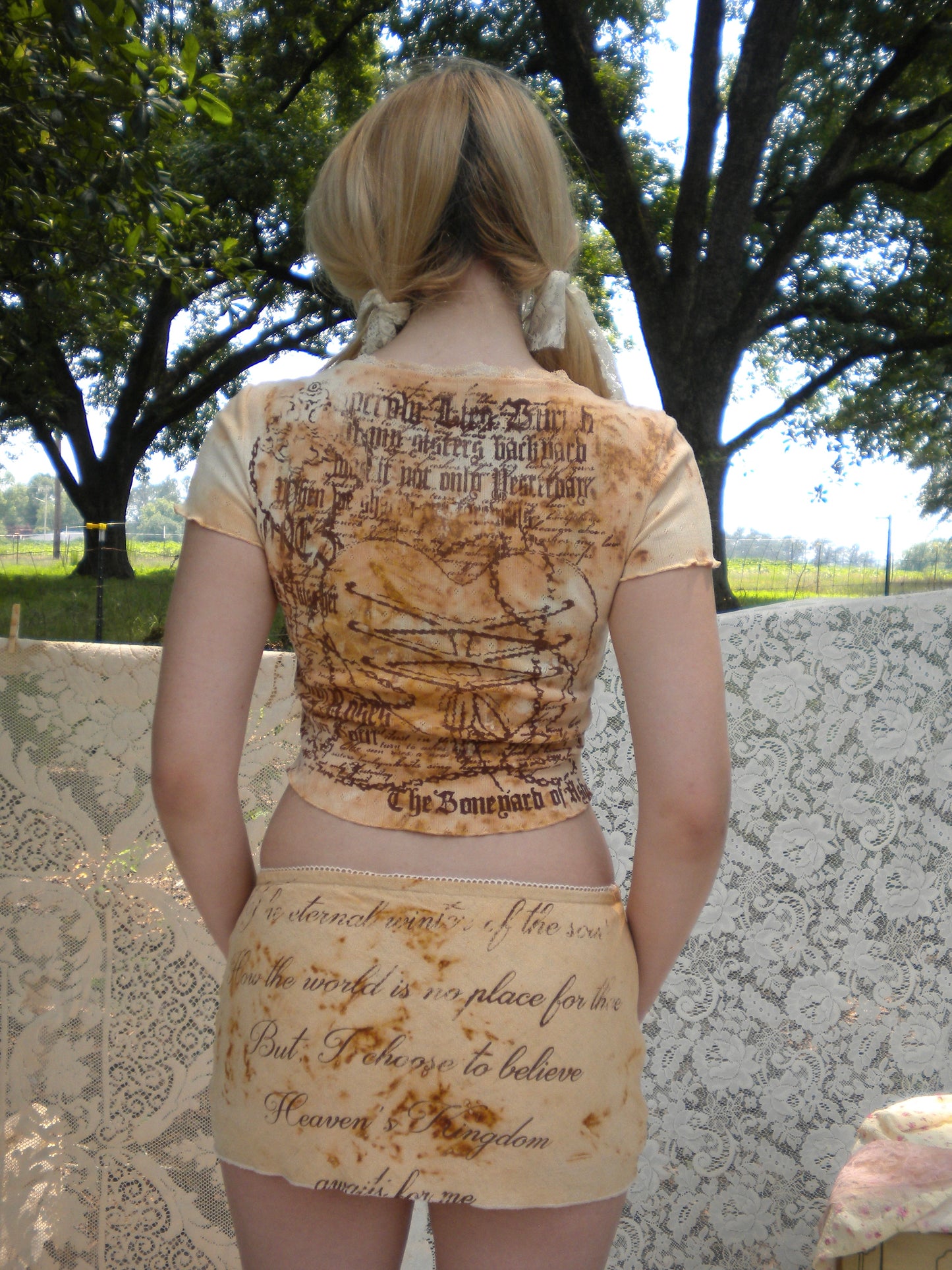 Rust Dyed Boneyard Ashes Top