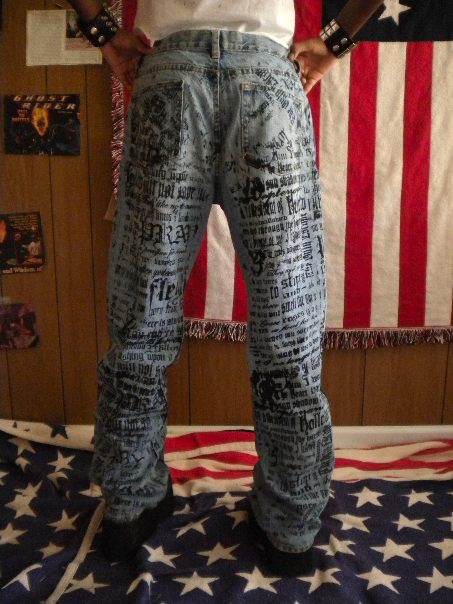 1/1 Summoned Awakening Distressed Jeans Size 30