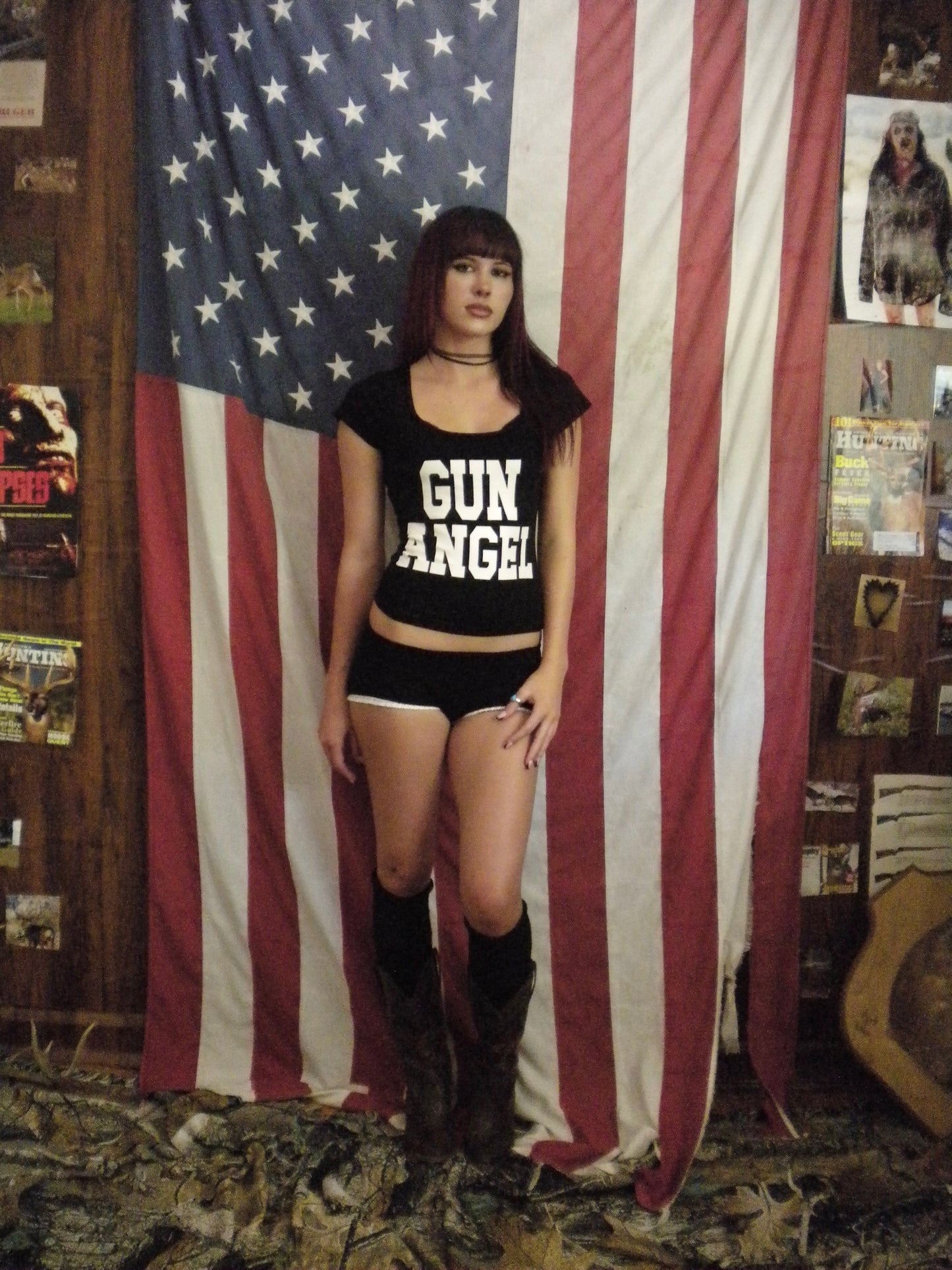 PREORDER Black Gun Angel Top