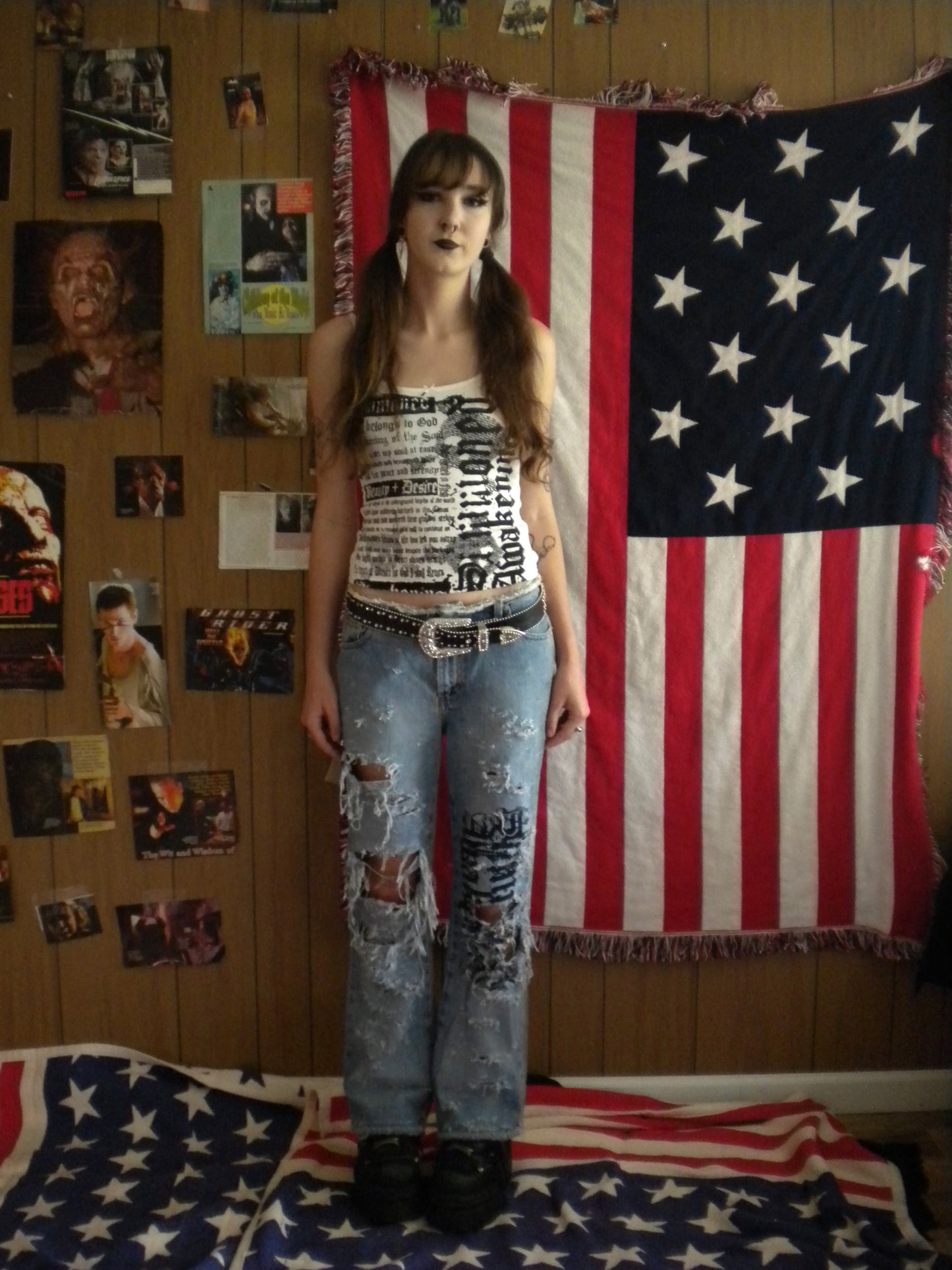 1/1 Summoned Awakening Distresssed Jeans Size 29.5