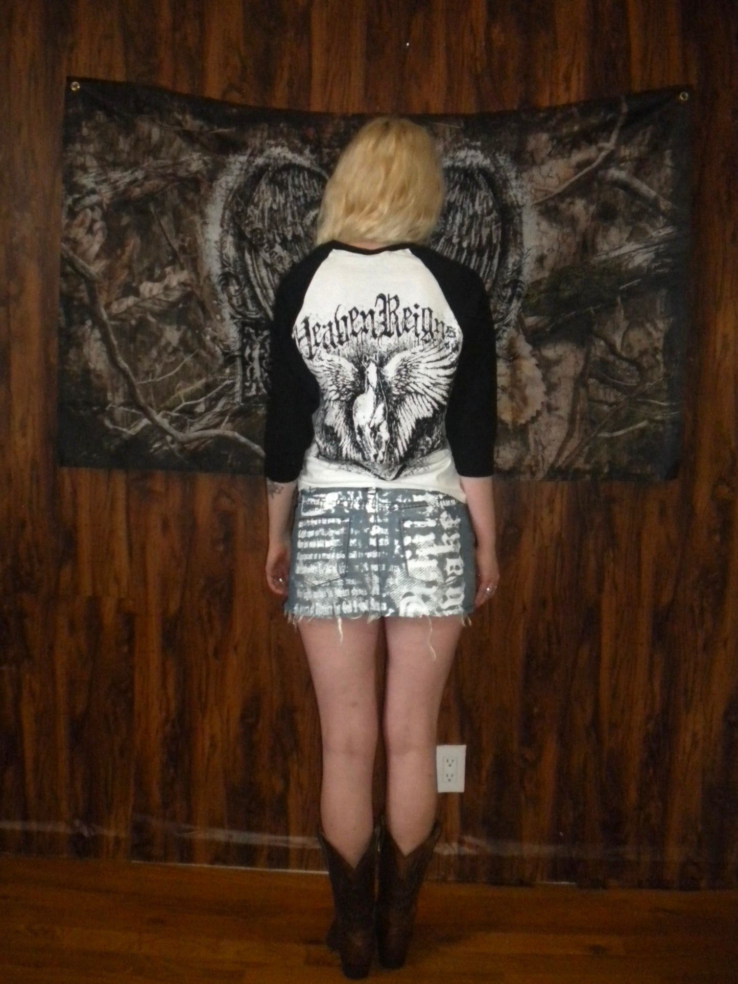 Heaven Reigns Unisex Raglan Tee