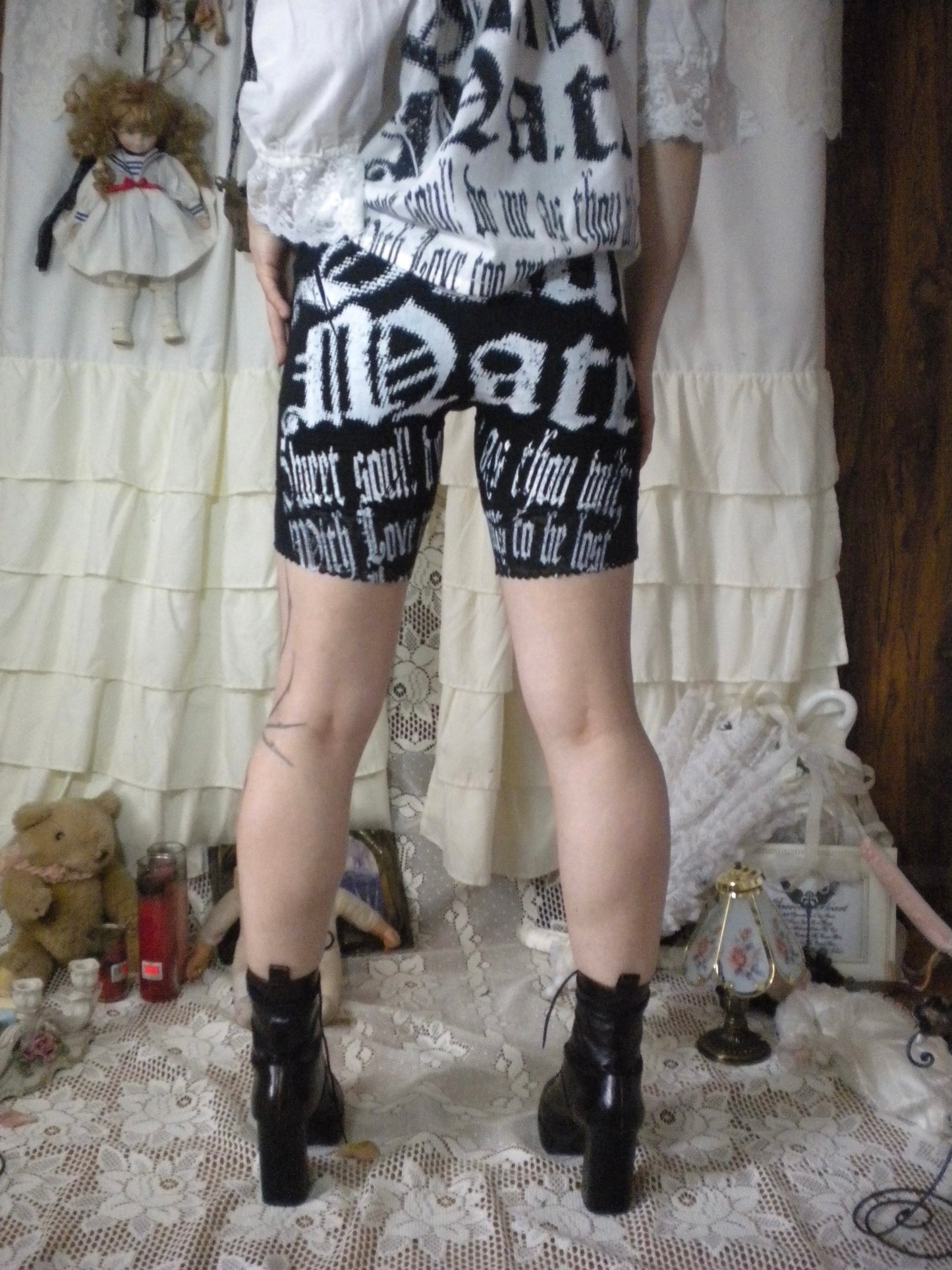 Soulmate Black Lace Trim Bloomers