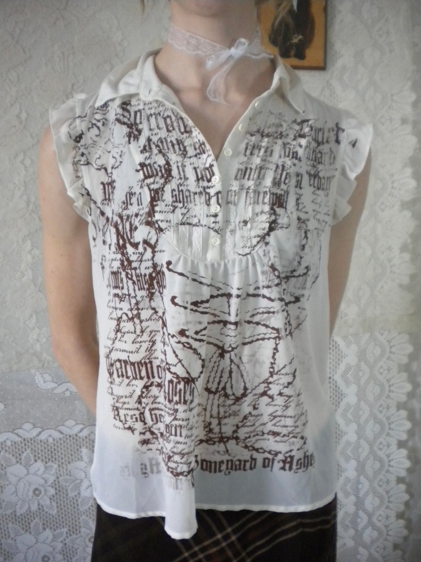 Boneyard Ashes Ruffle Tank