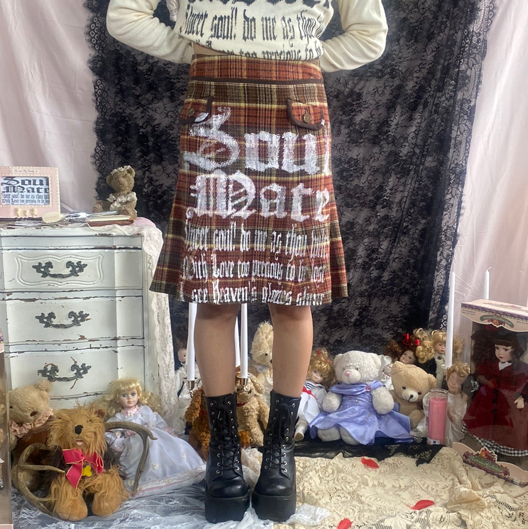 SoulMate Plaid Tartan Skirt