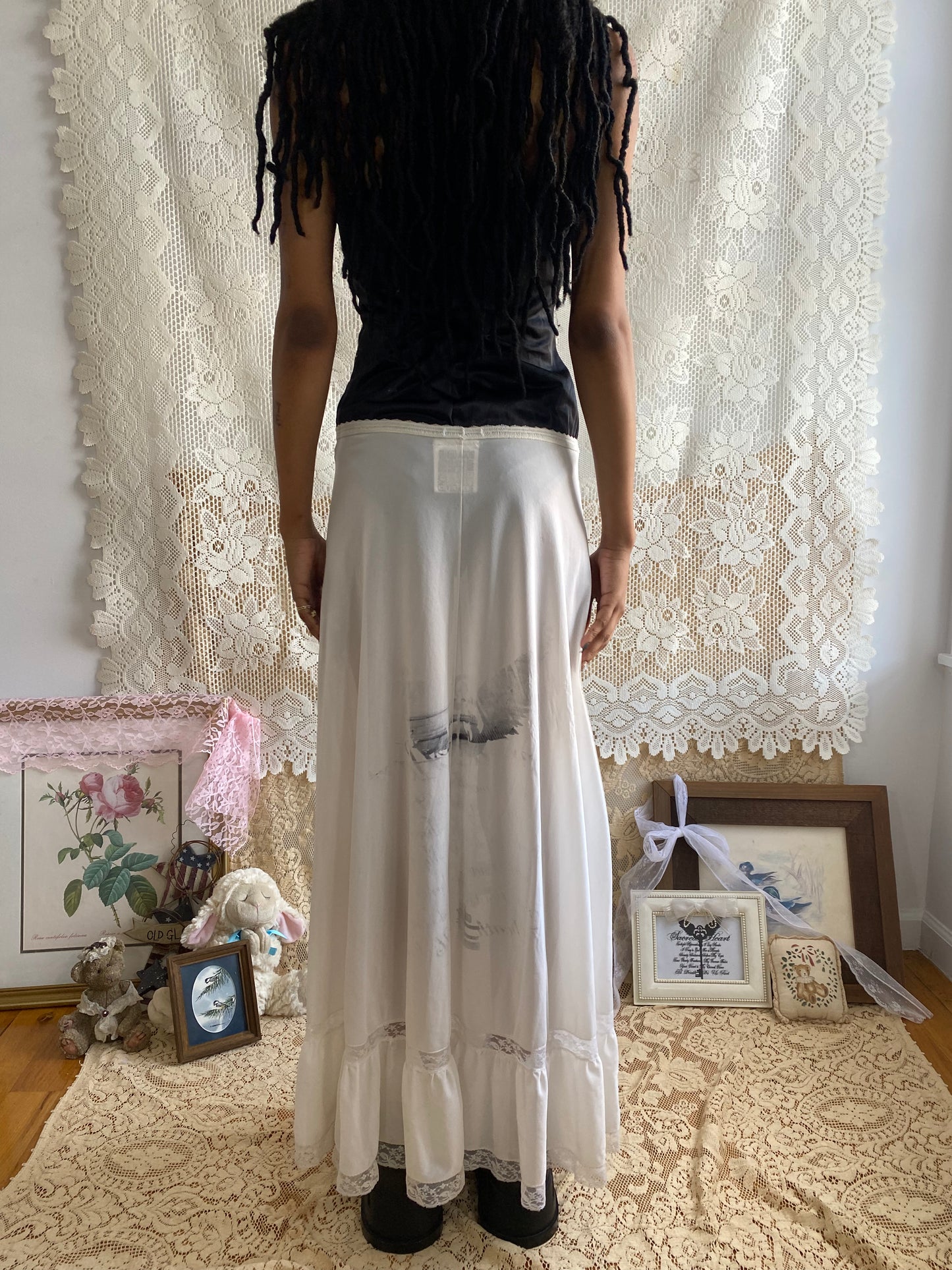 Sacred Heart Sheer Slip Maxi