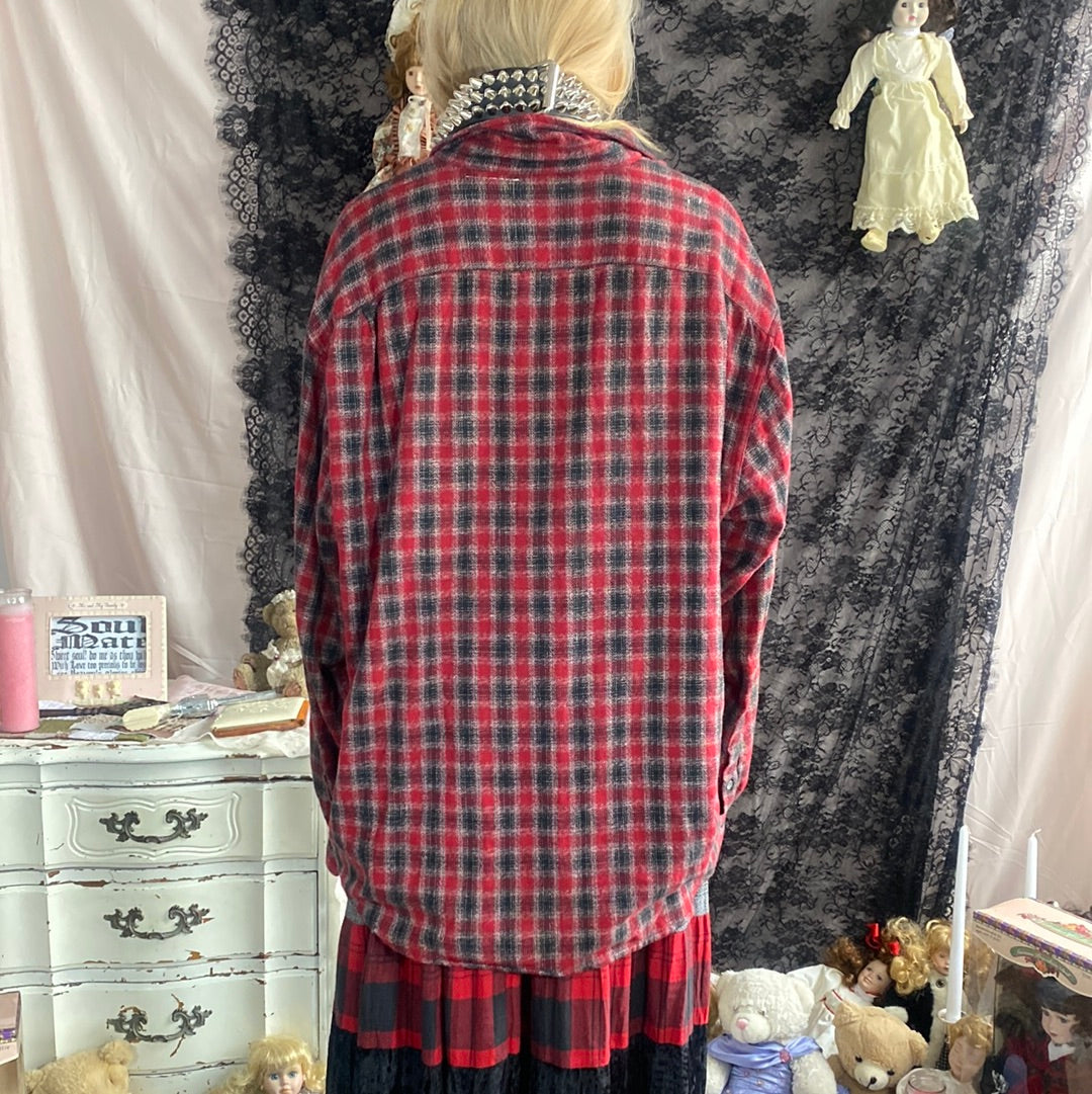 SoulMate Red Plaid Flannel