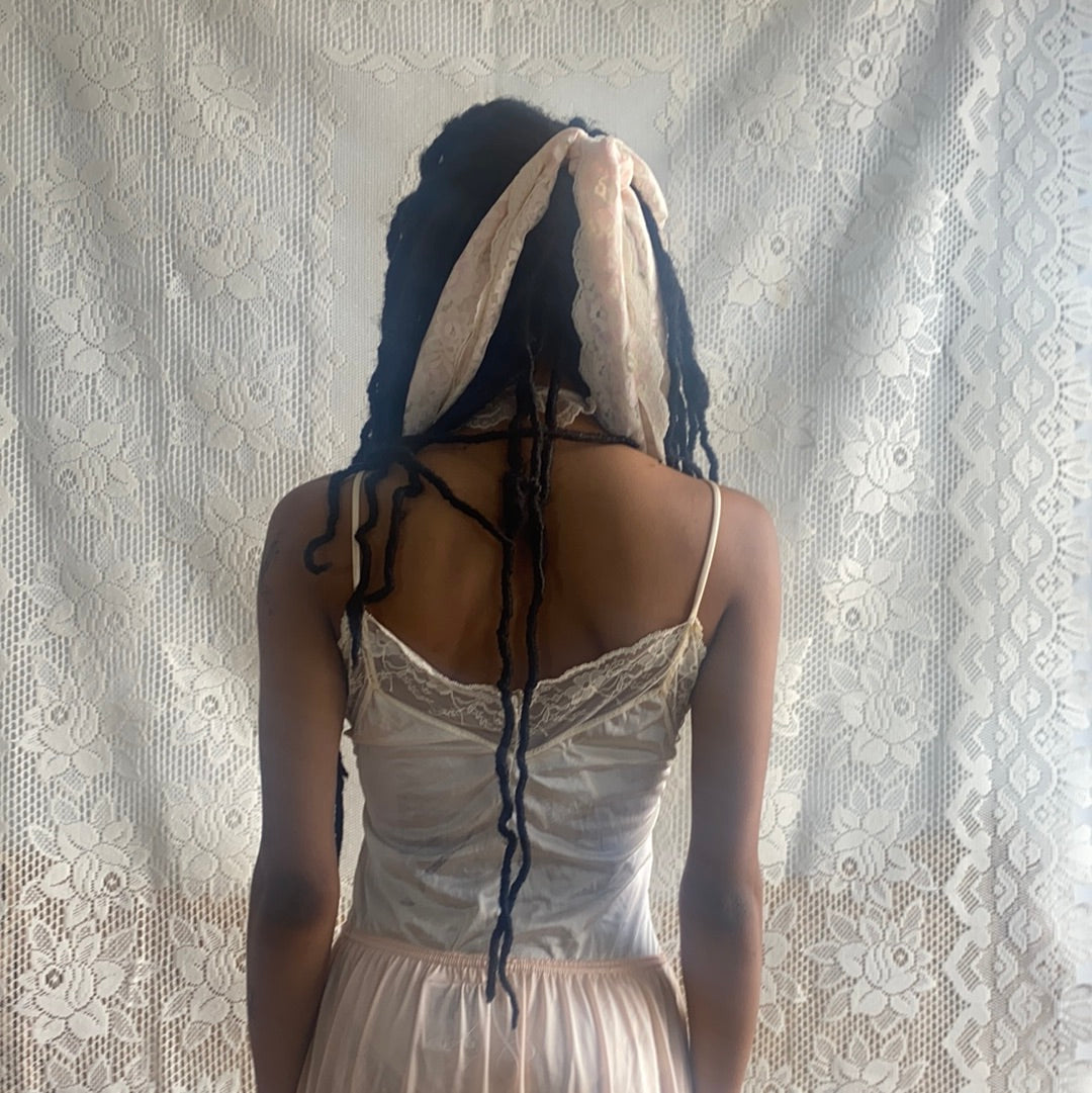 Sacred Heart Creme Lace Slip Bodysuit