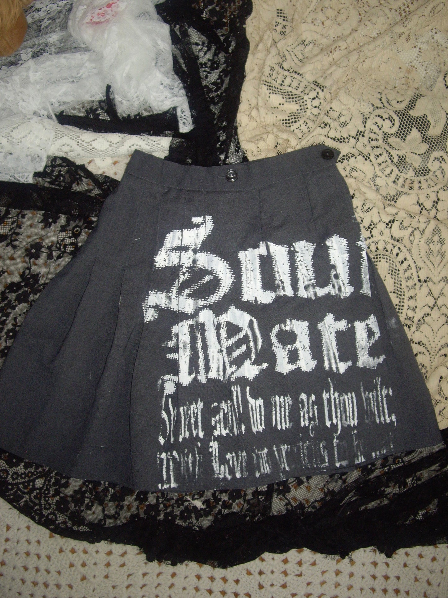 SoulMate Grey Pleated Skirt