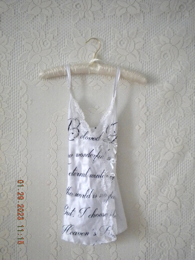 Beloved Dust White Tank with Bows