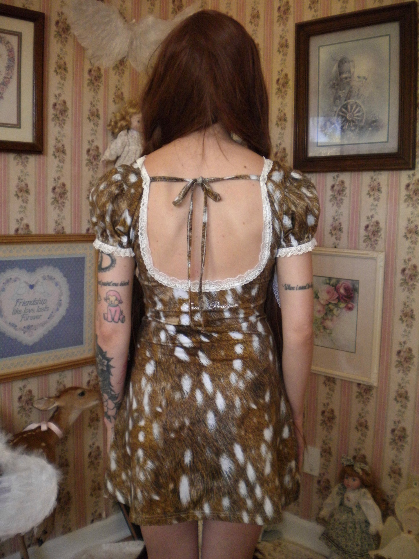 Fawn Prayer Mini Dress