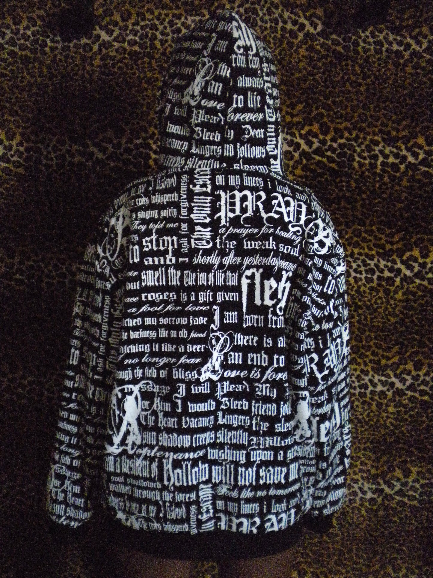 Pray Flesh Tears Black Hoodie