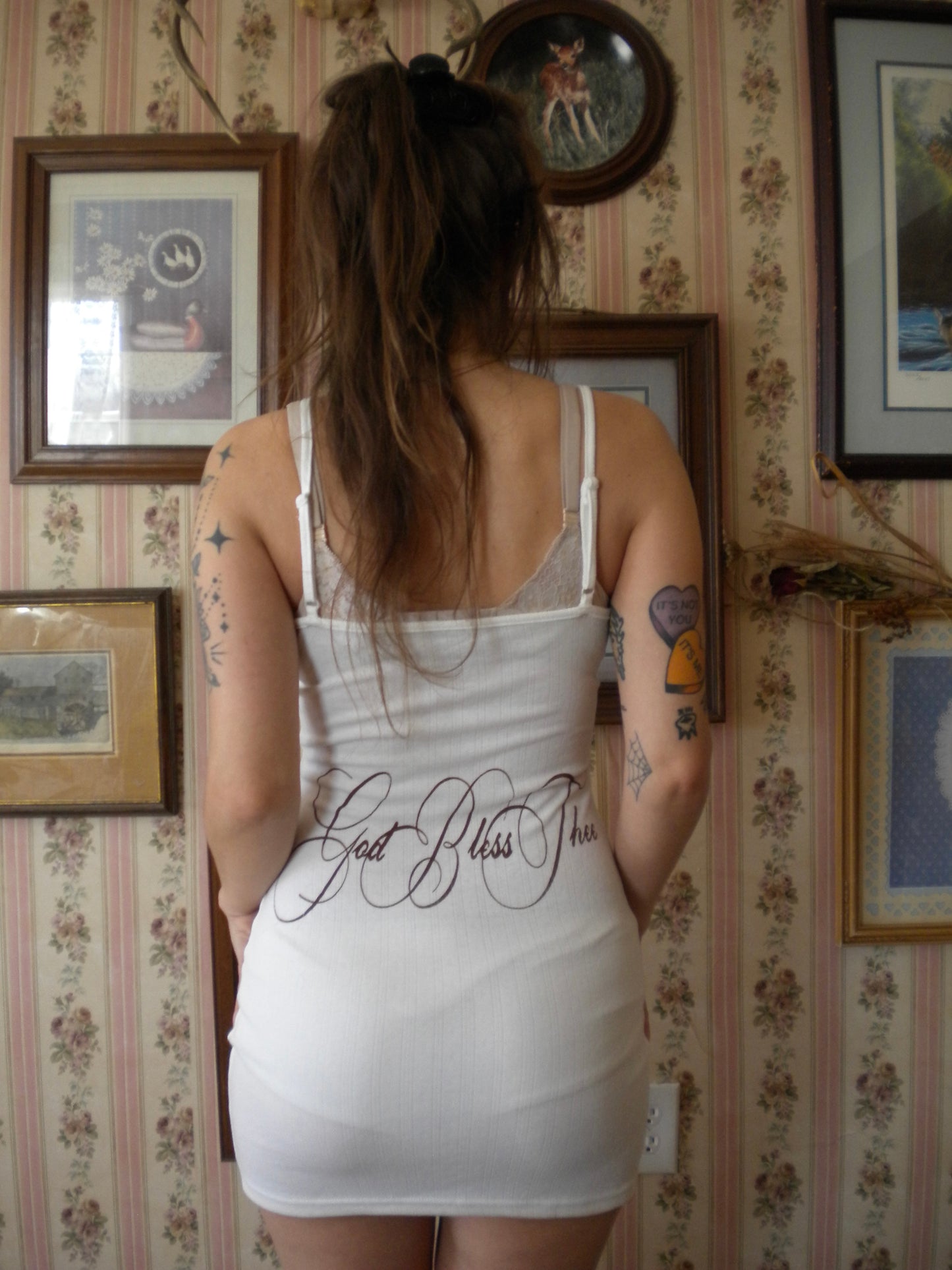 Fawn Prayer Pointelle Dress