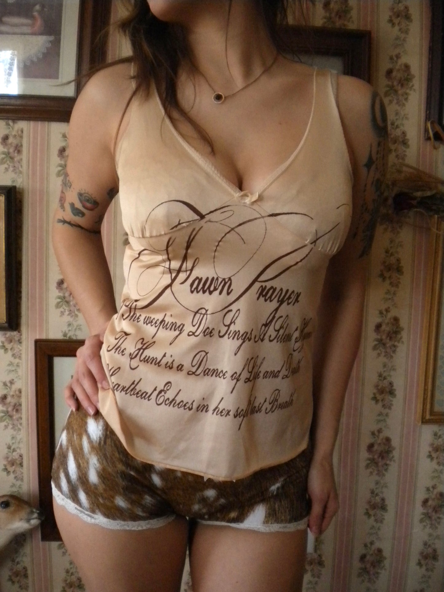1/1 Fawn Prayer Nude Cami