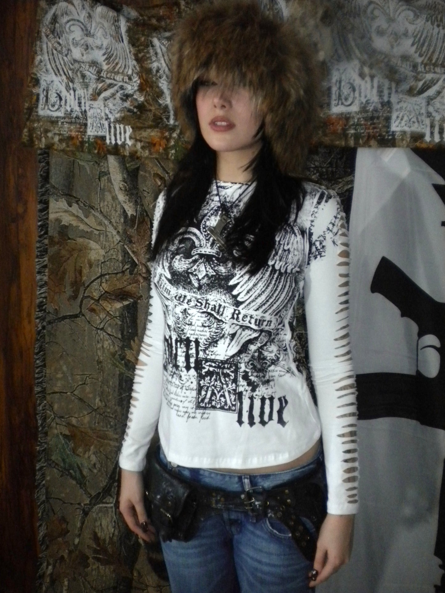 Born Alive White LS Top