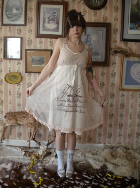 1/1 Fawn Prayer Babydoll Lace Dress