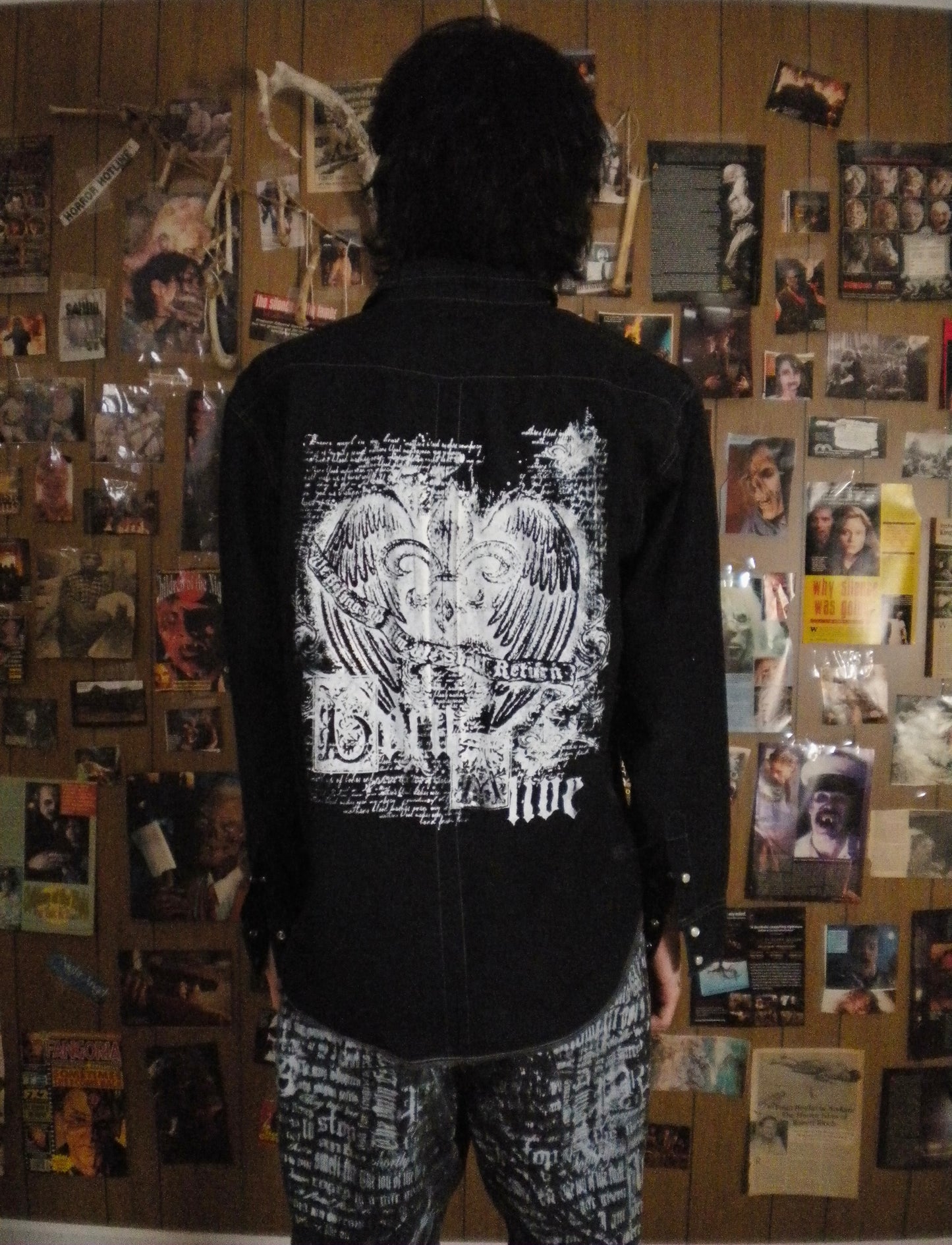 1/1 Born Alive Black Button Up