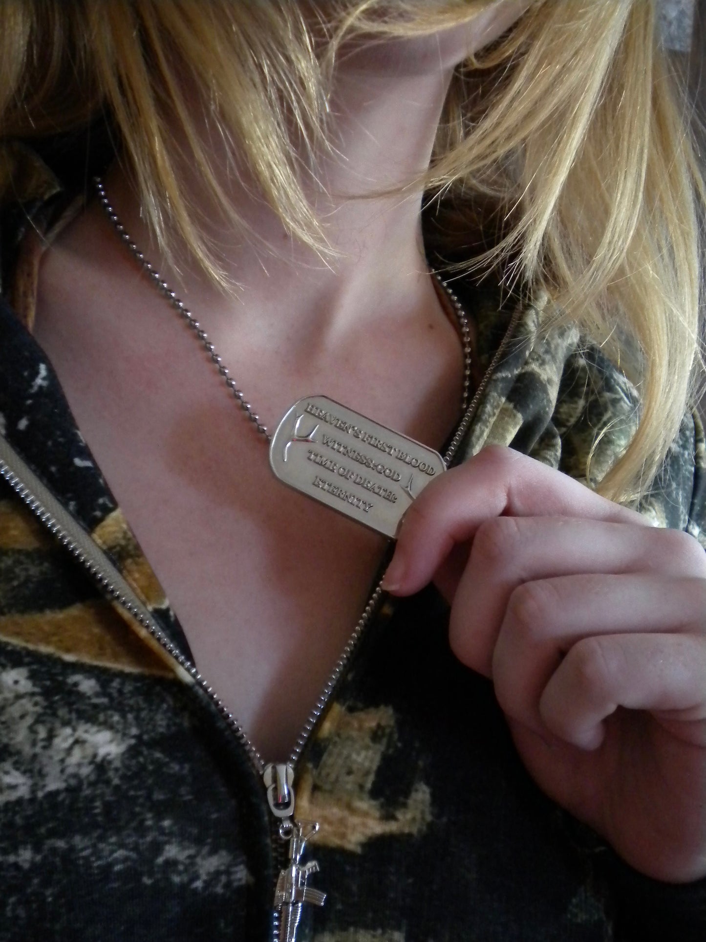Heaven’s First Blood Dog Tag