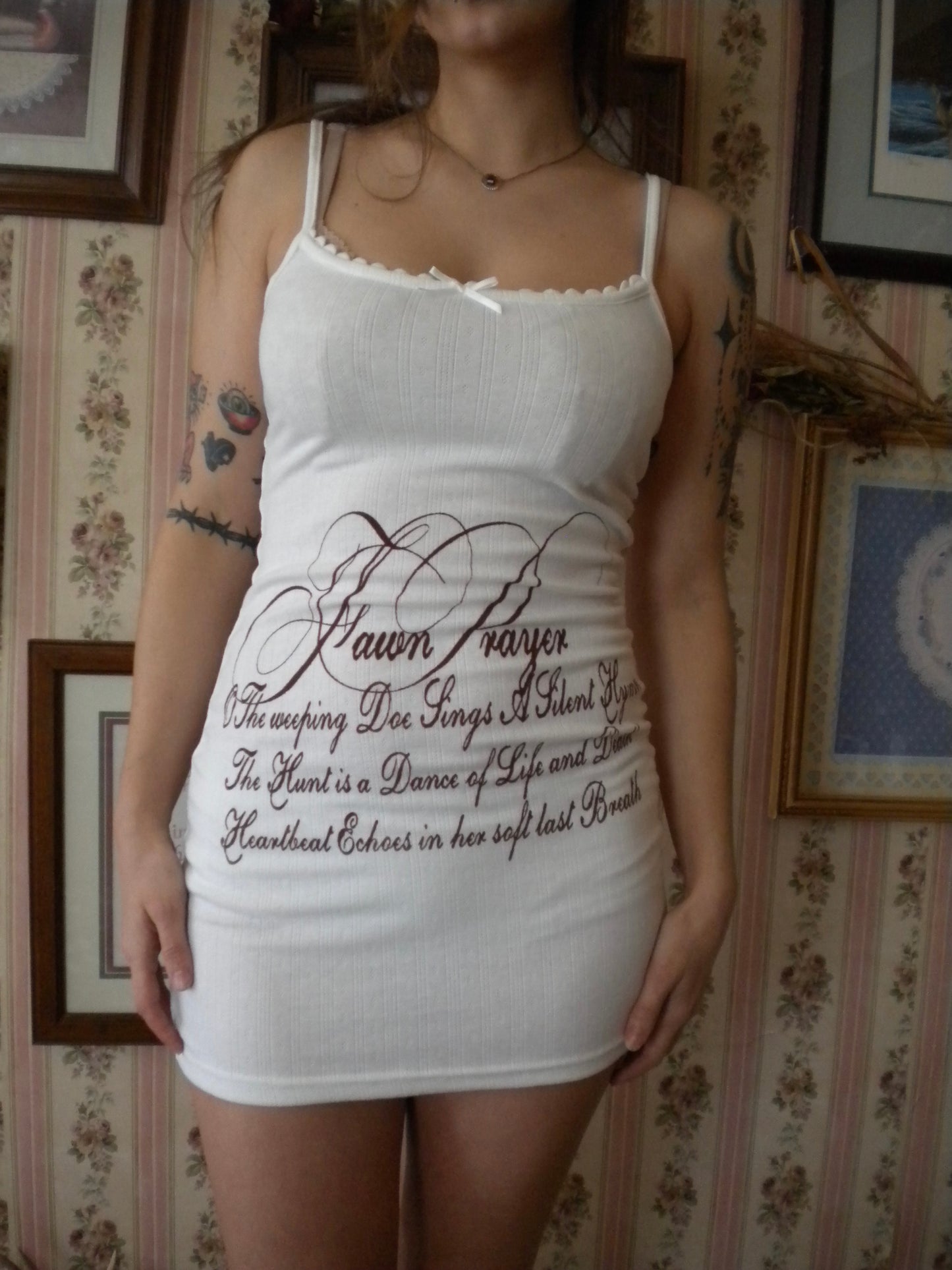 Fawn Prayer Pointelle Dress