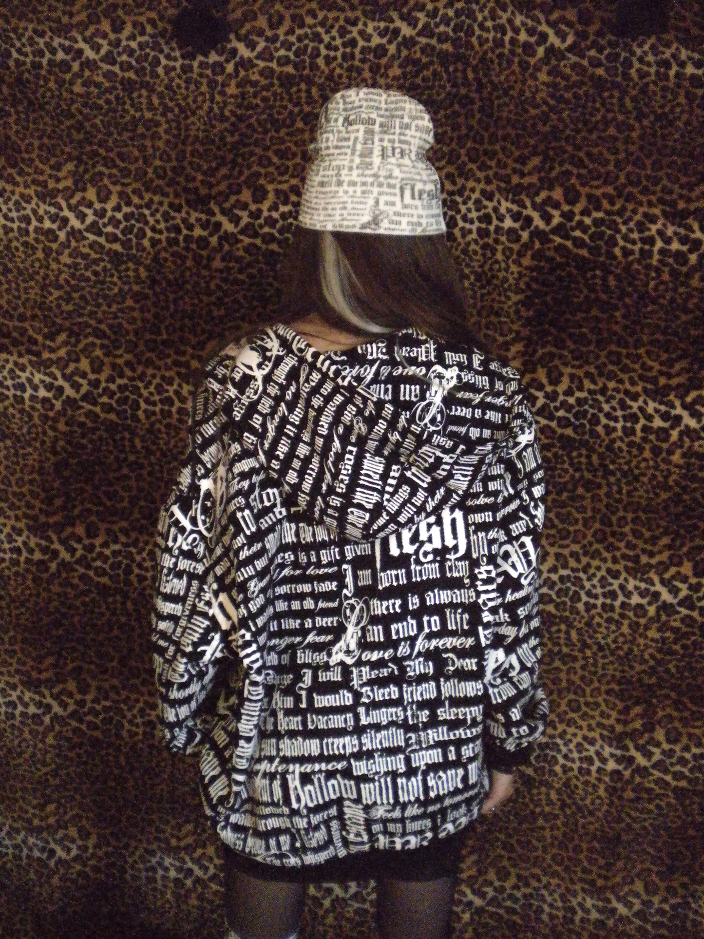 Pray Flesh Tears White Beanie