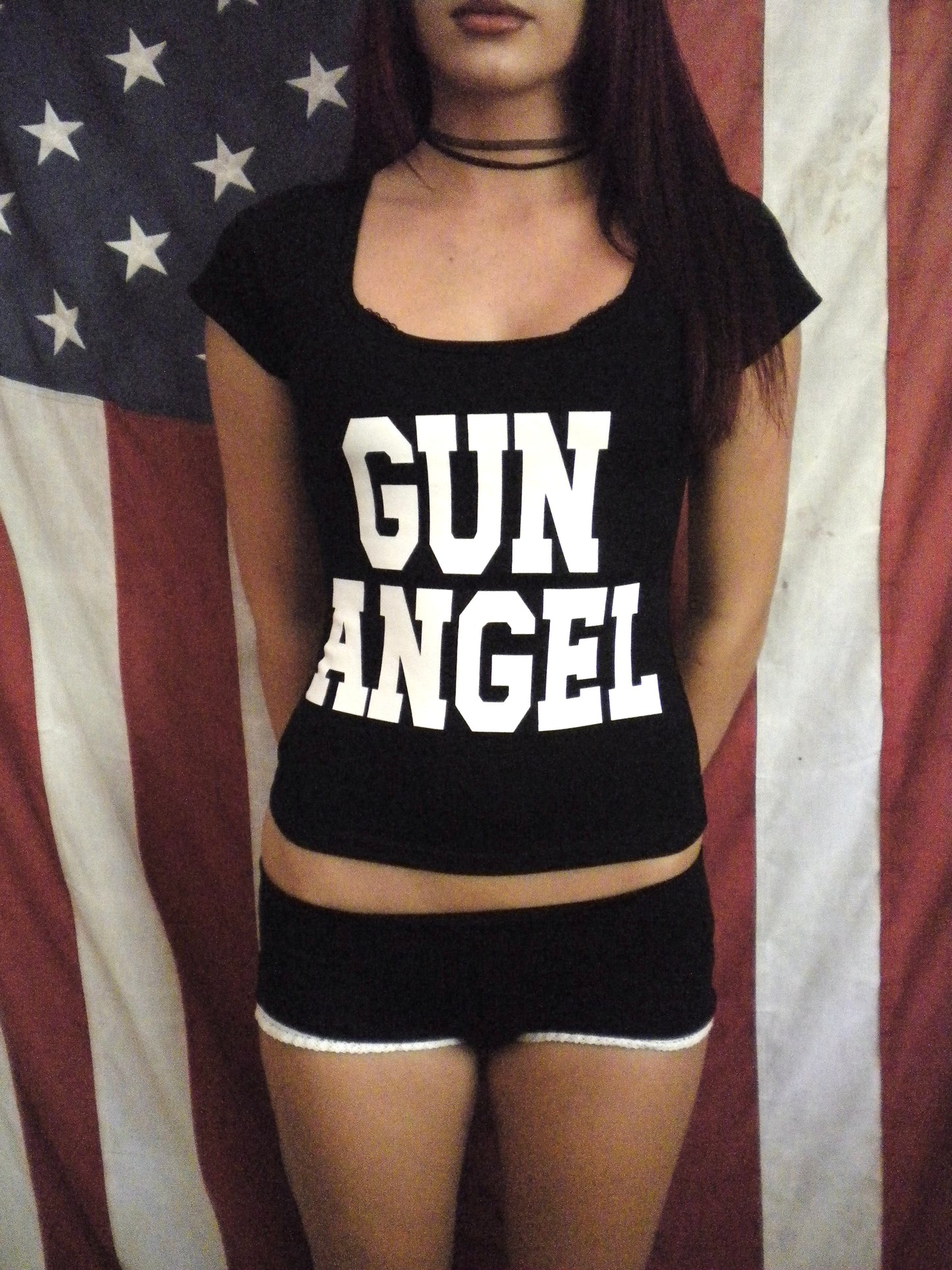 PREORDER Black Gun Angel Top