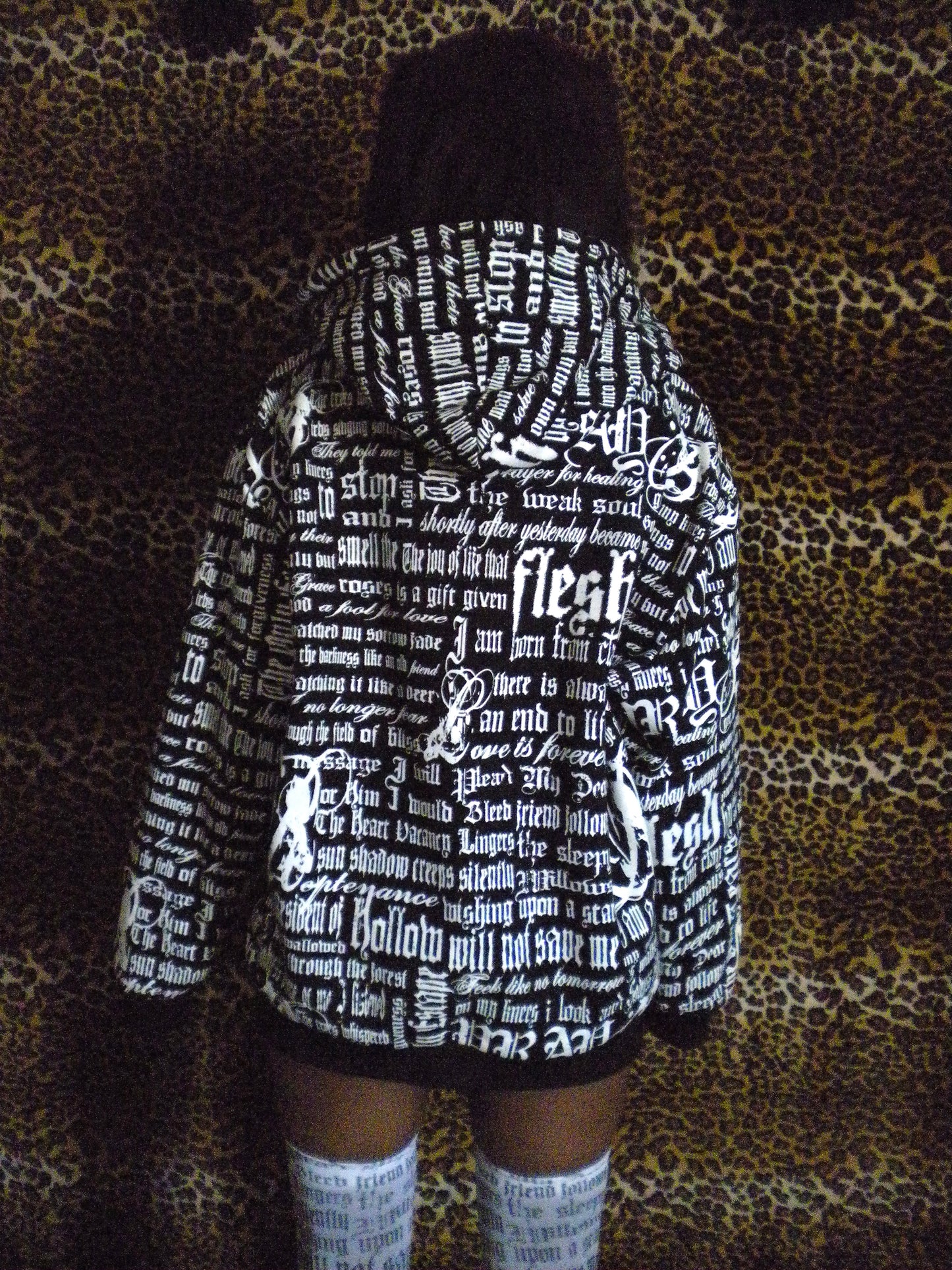 Pray Flesh Tears Black Hoodie