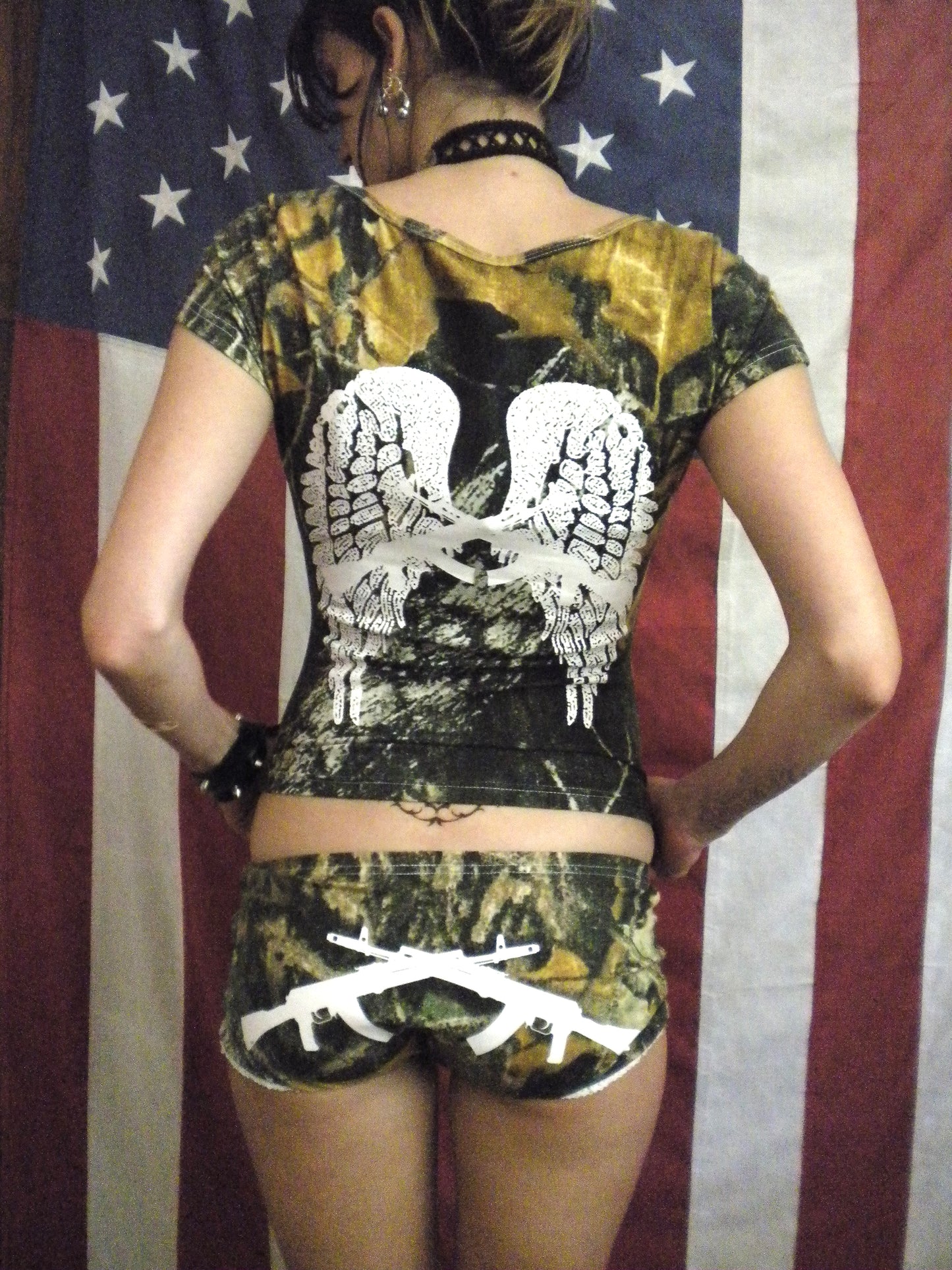 PREORDER Camo Gun Angel Top