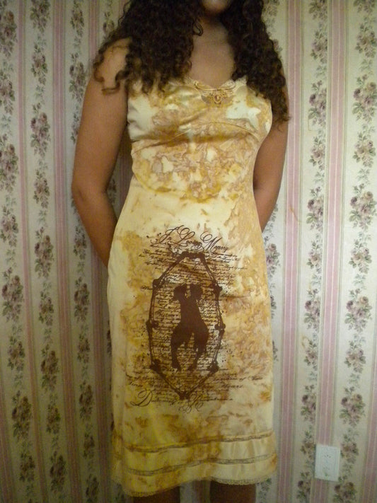 Rust Dyed In Loving Memory Dress