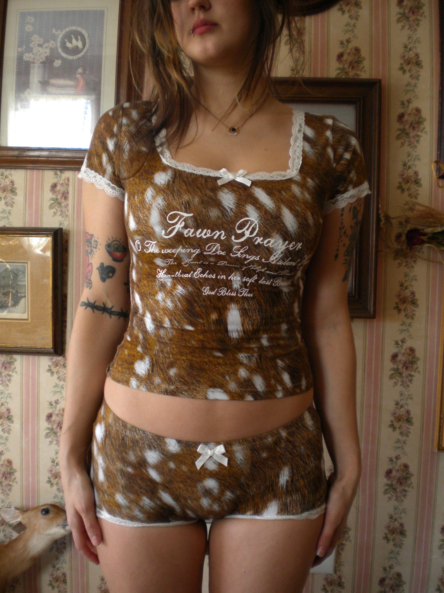 Fawn Prayer Top
