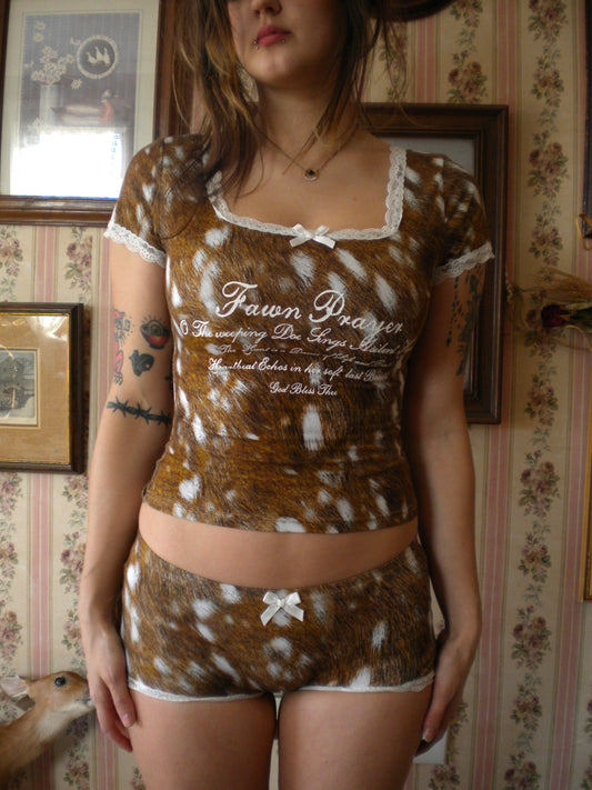 Fawn Prayer Top