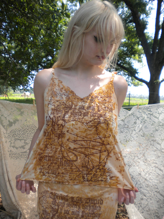 1/1 Rust Dye Boneyard Ashes Slip Cami