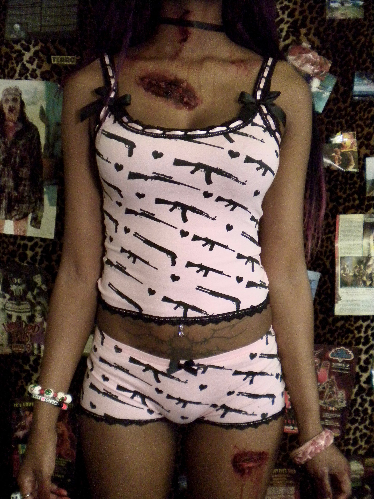 PREORDER Pistol Princess Pink Mini Shorts