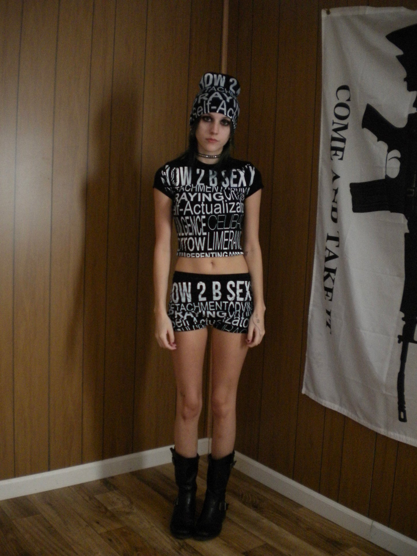 How 2 B Sexy Black Beanie
