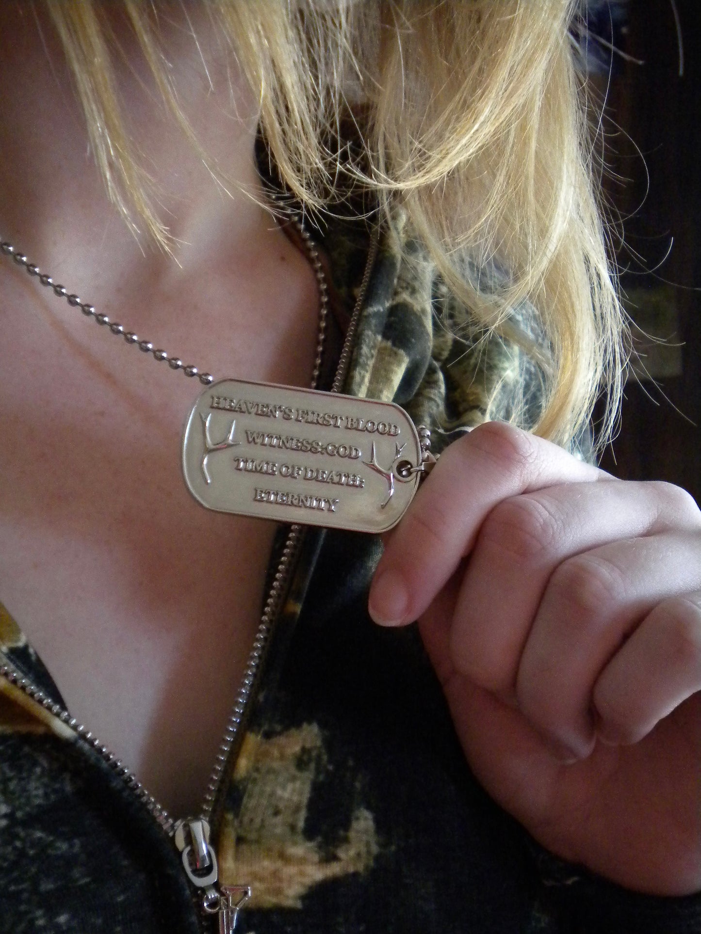 Heaven’s First Blood Dog Tag