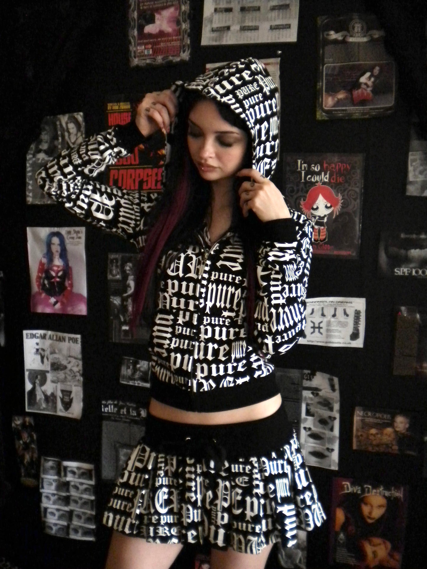 Pure Black Hoodie