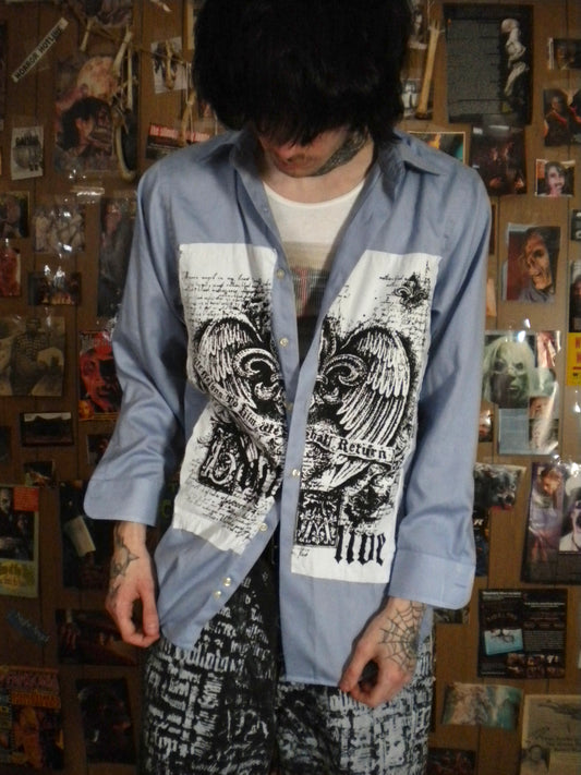 1/1 Born Alive Light Blue Button Up