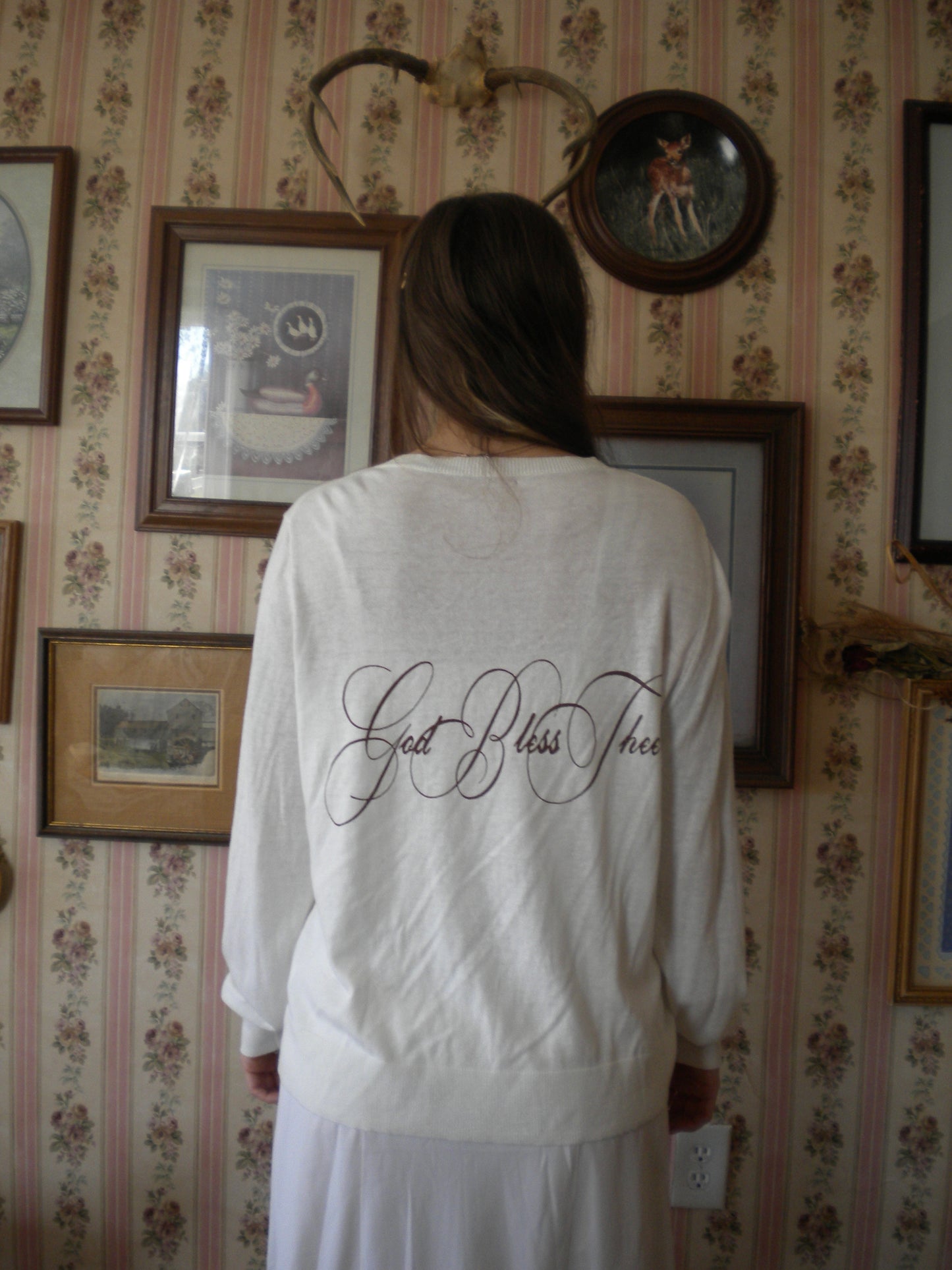 1/1 Fawn Prayer Ivory Cardigan