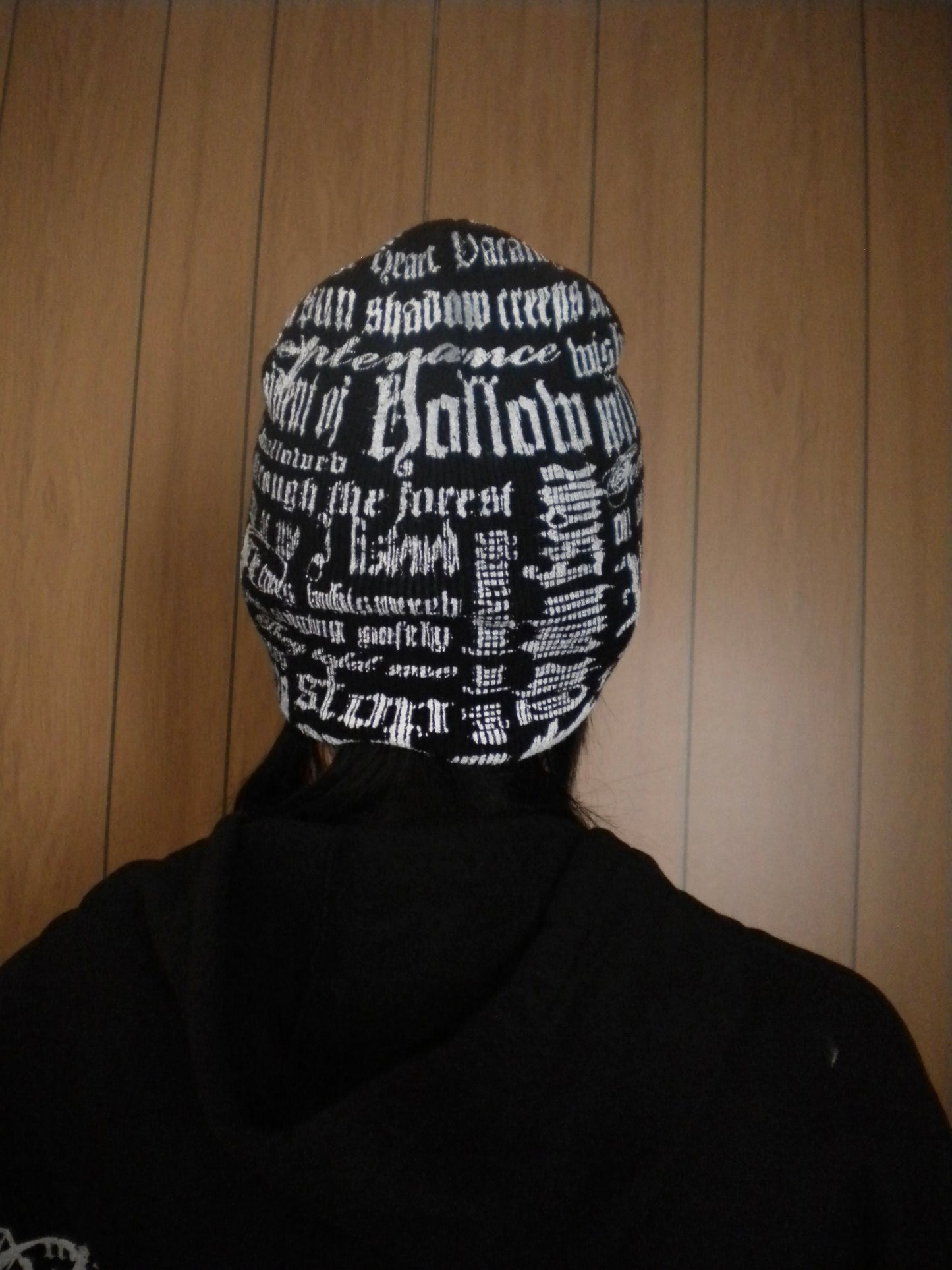 Pray Flesh Tears Black Beanie