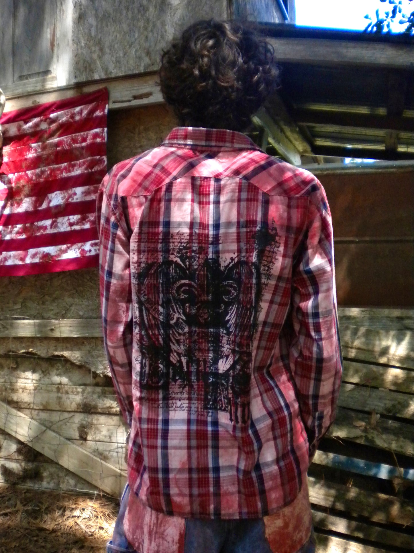 Bloody Rust Dyed Born Alive Flannel