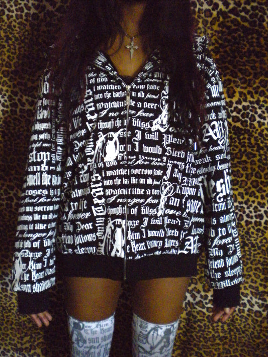 Pray Flesh Tears Black Hoodie