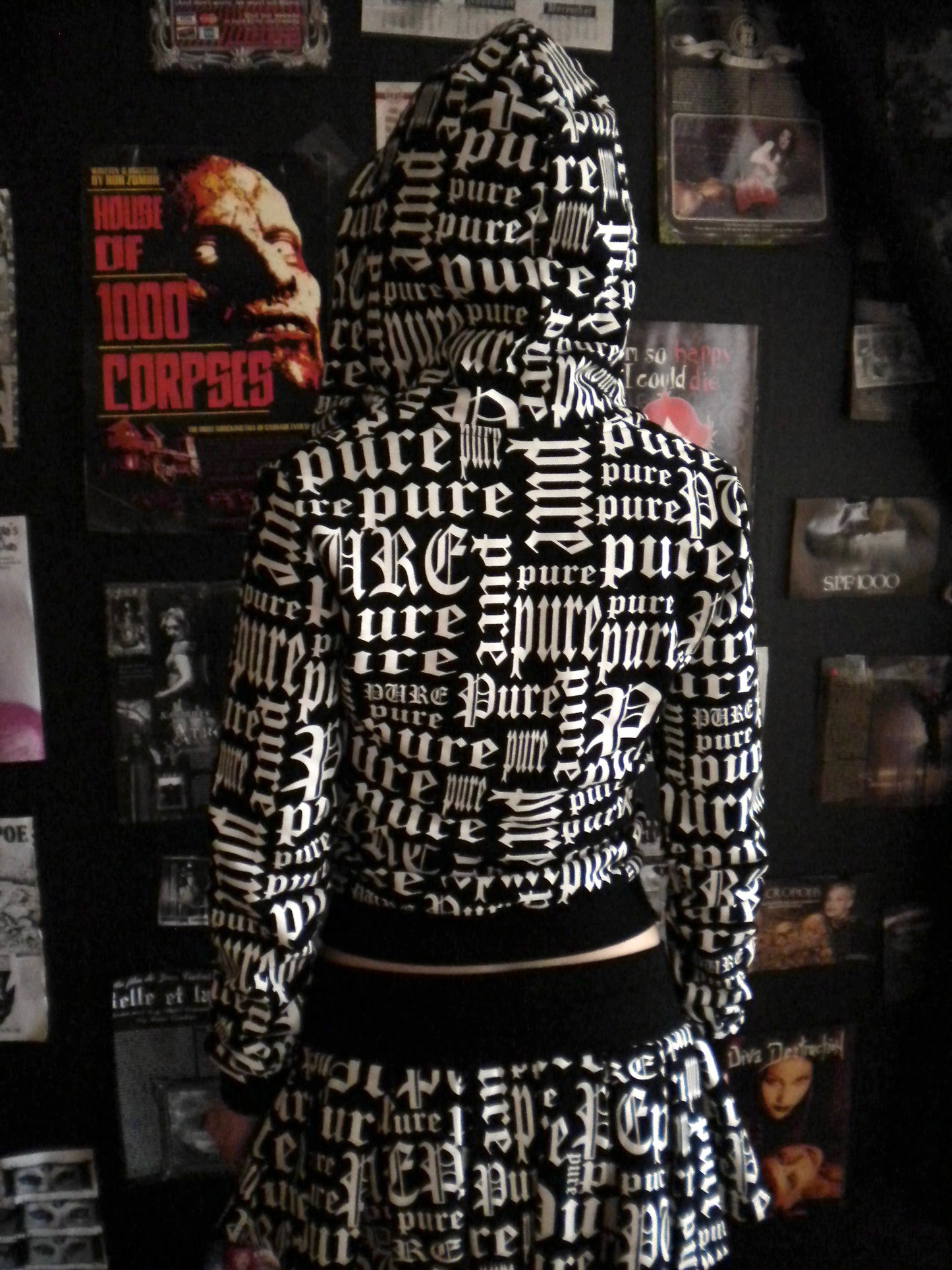 Pure Black Hoodie
