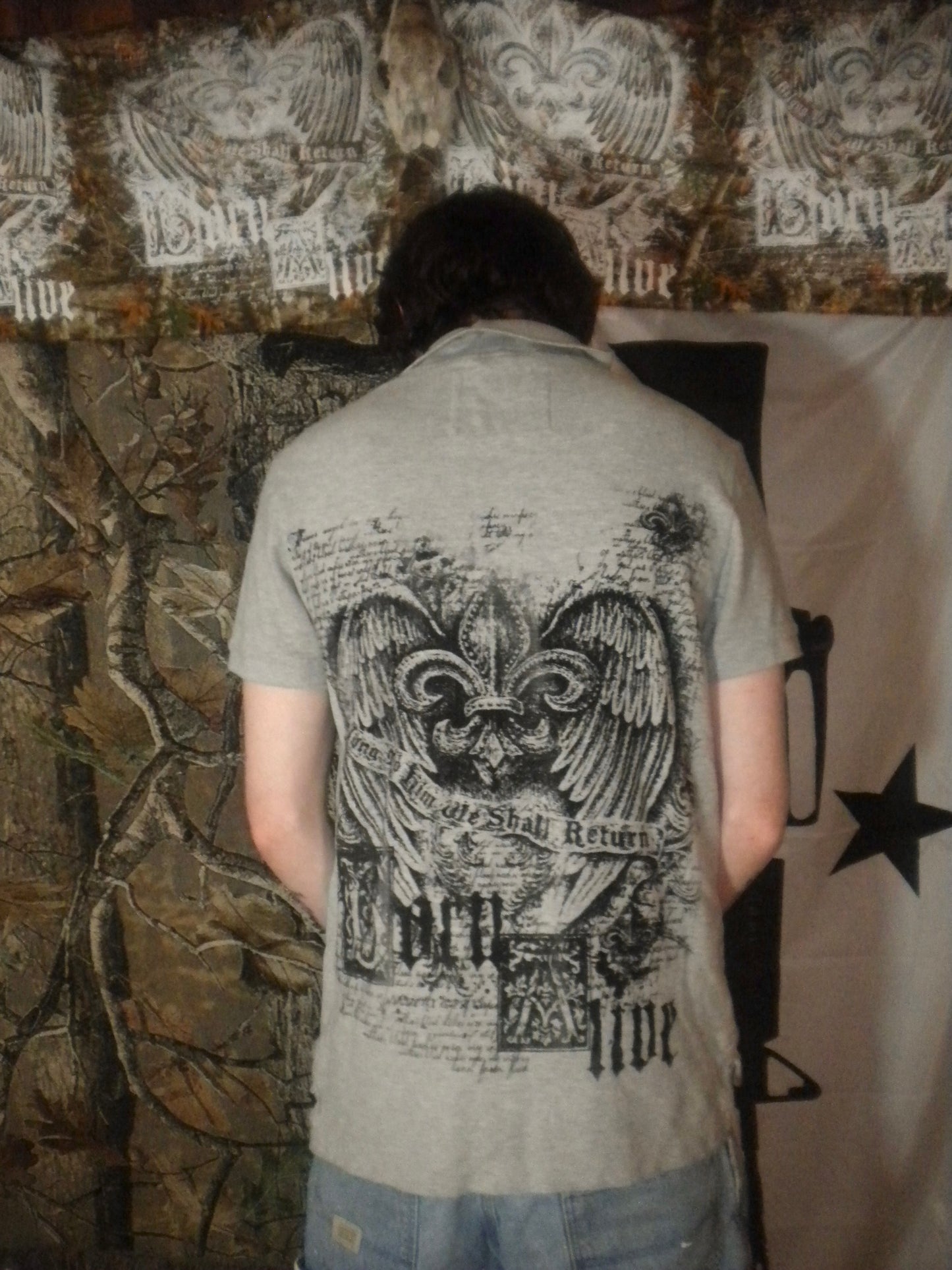 Born Alive Grey Polo